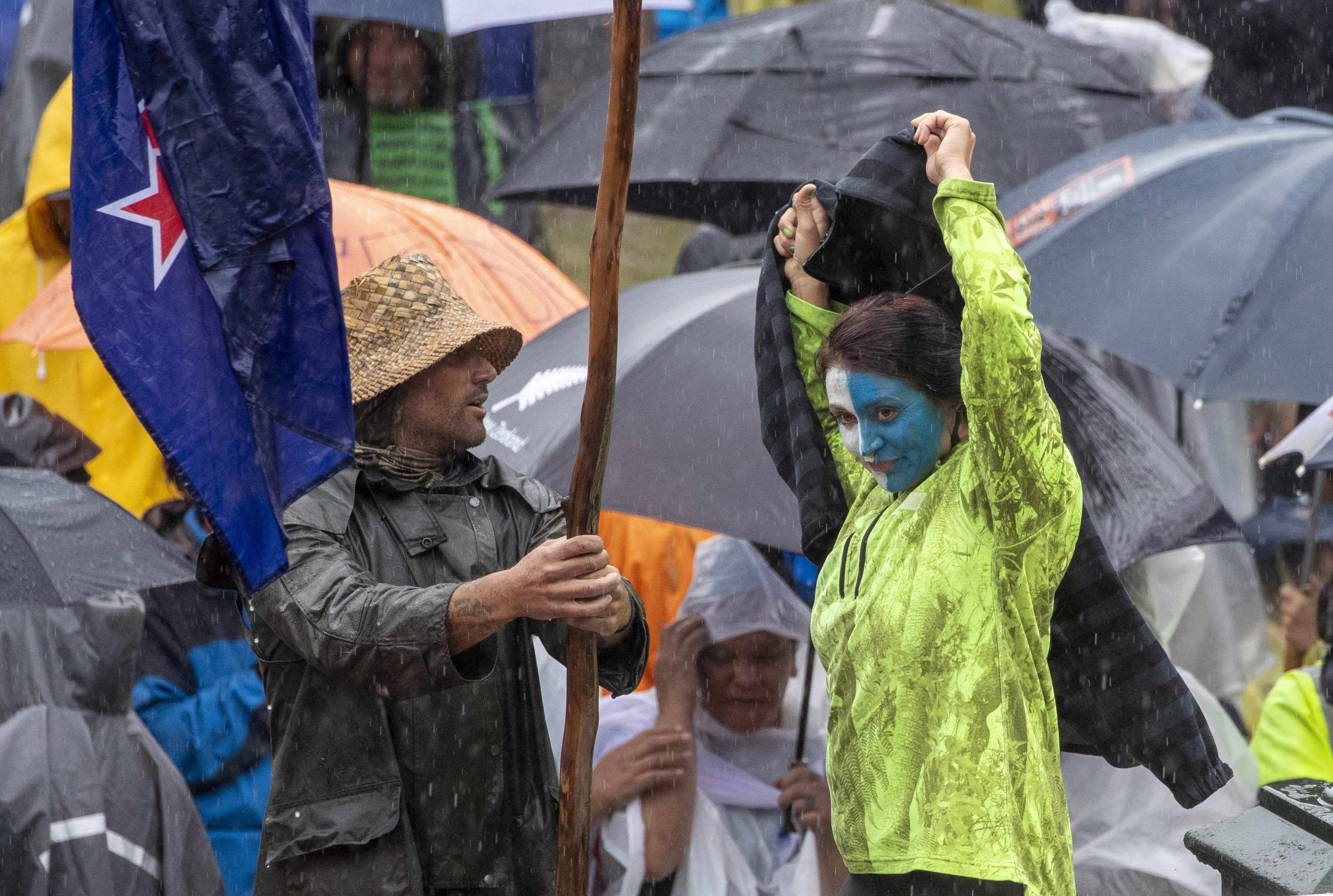 New Zealand protesters