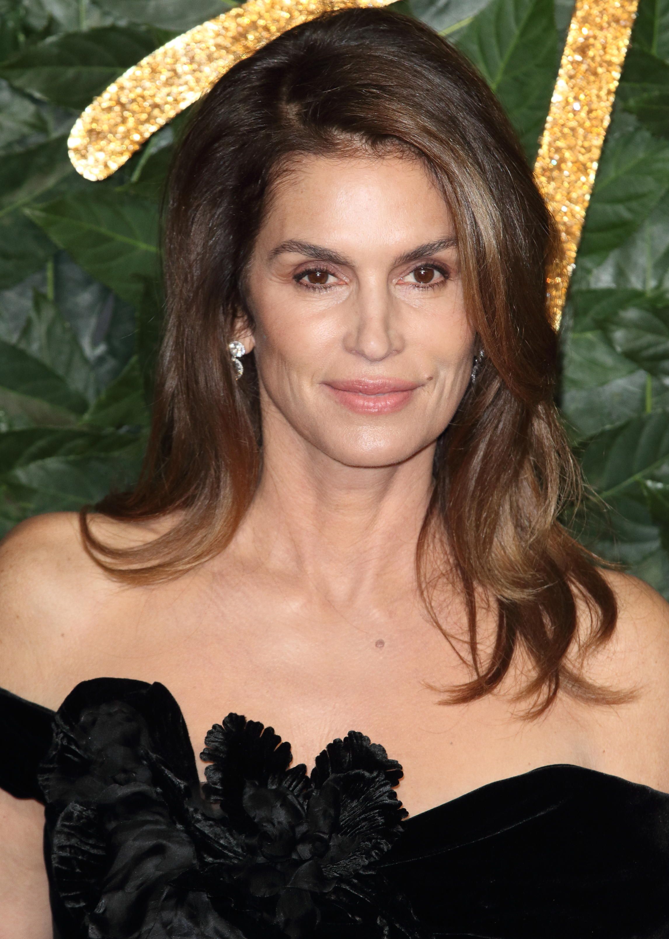 Cindy Crawford seen on the red carpet during the Fashion Awards 2018 at the Royal Albert Hall, Kensington in London
