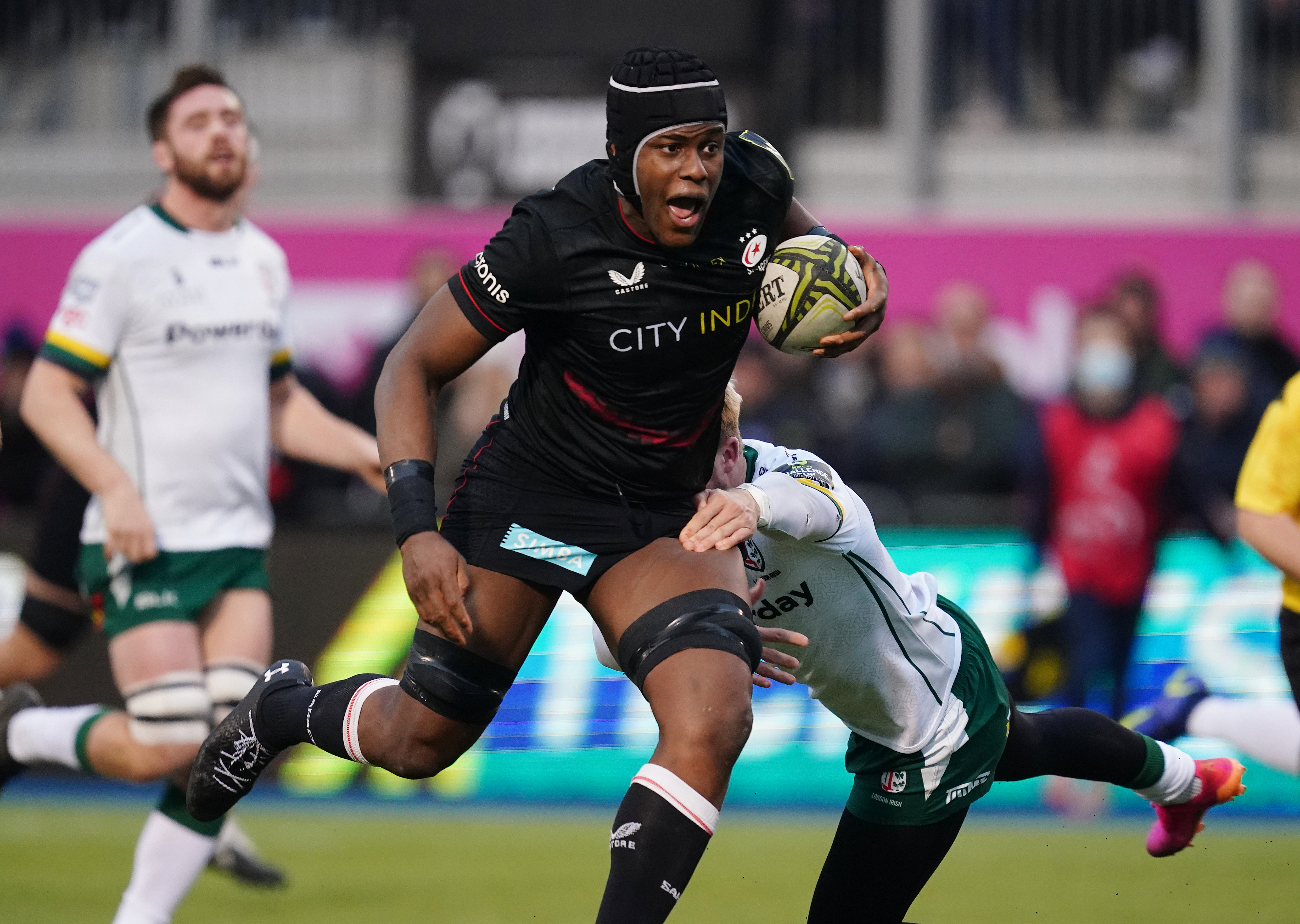 Maro itoje during the epcr challenge cup at the stonex stadium in january