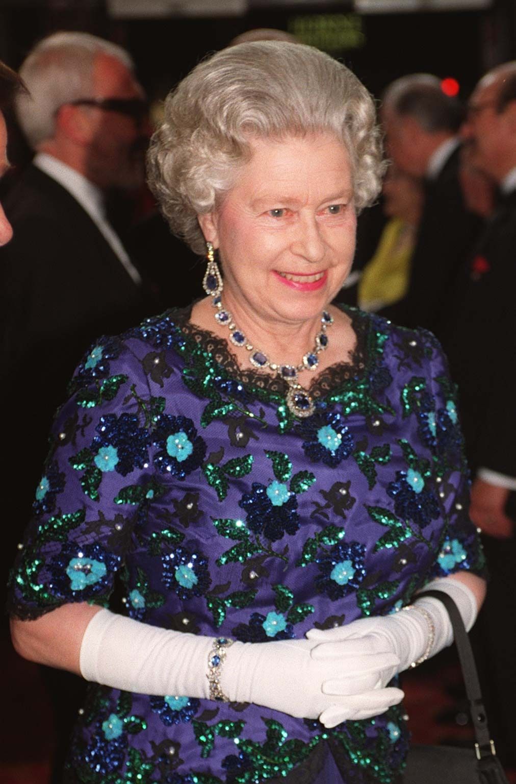 Queen Elizabeth II arrives for the Royal Variety Performance, at London's Dominion Theatre.