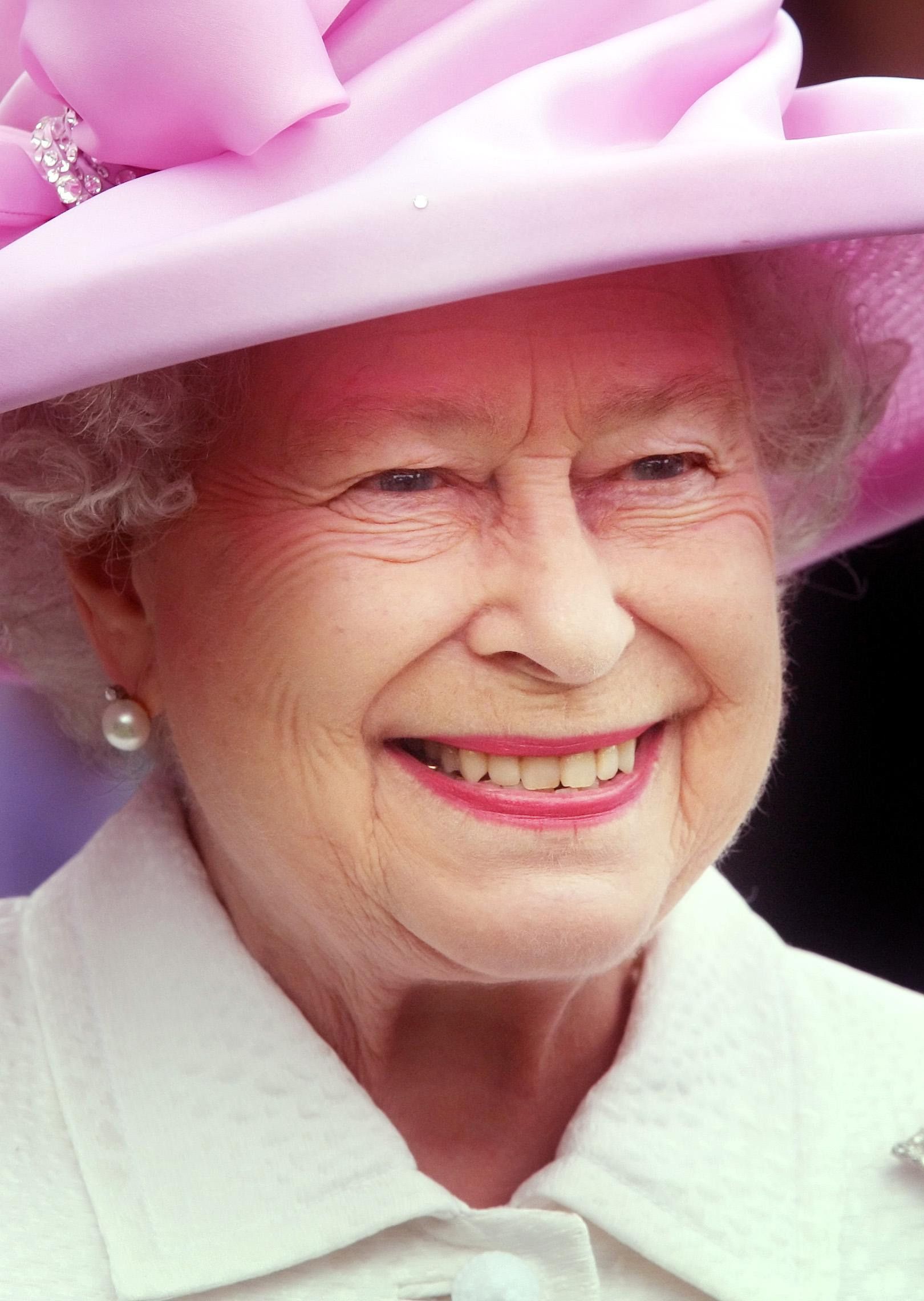 Queen Elizabeth II during the Royal Garden Party at Holyrood in Edinburgh.