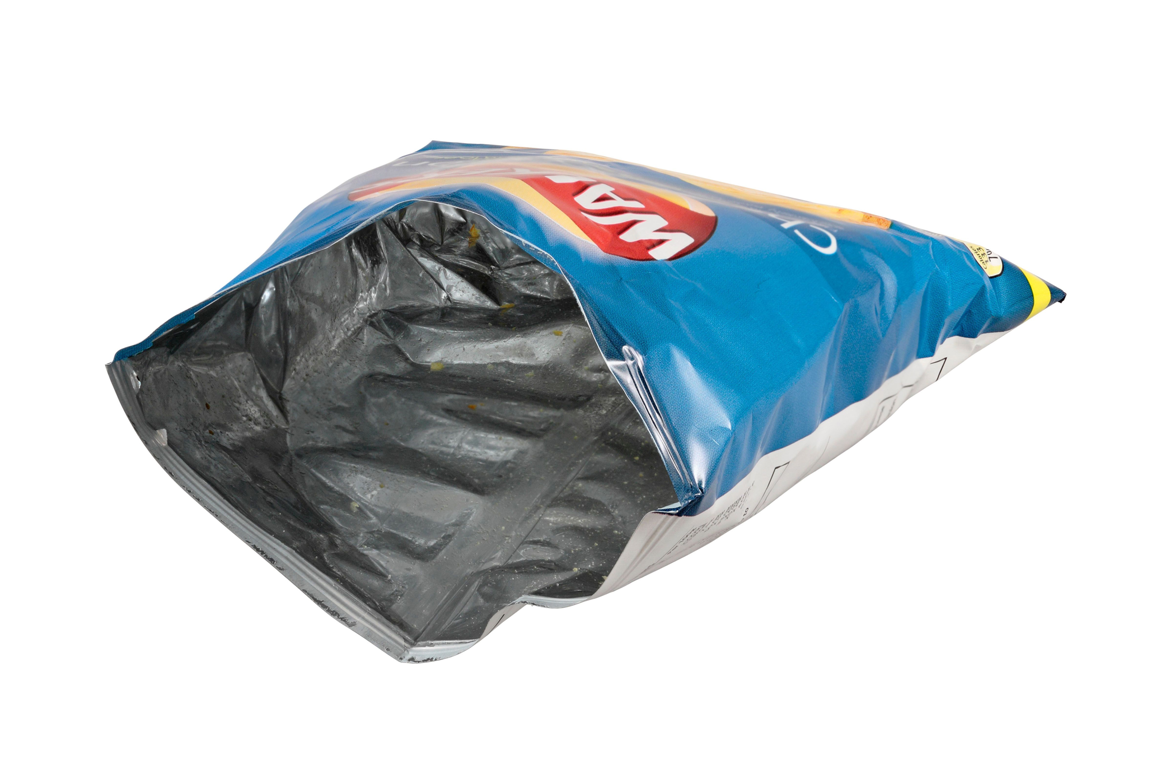 Empty bag of crisps