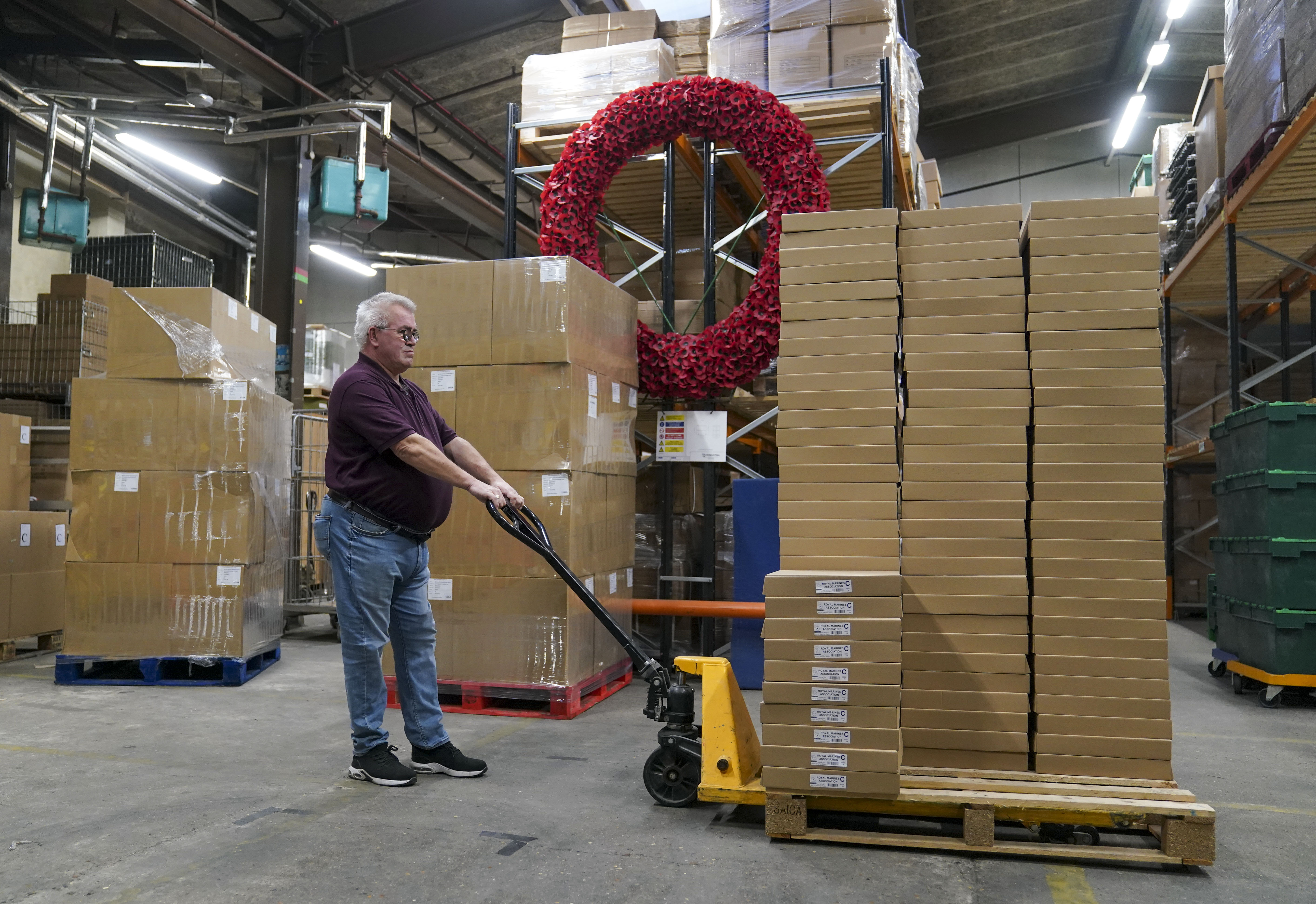 Stephen Pleasants said his role at the factory had helped him after a breakdown (Steve Parsons/PA)