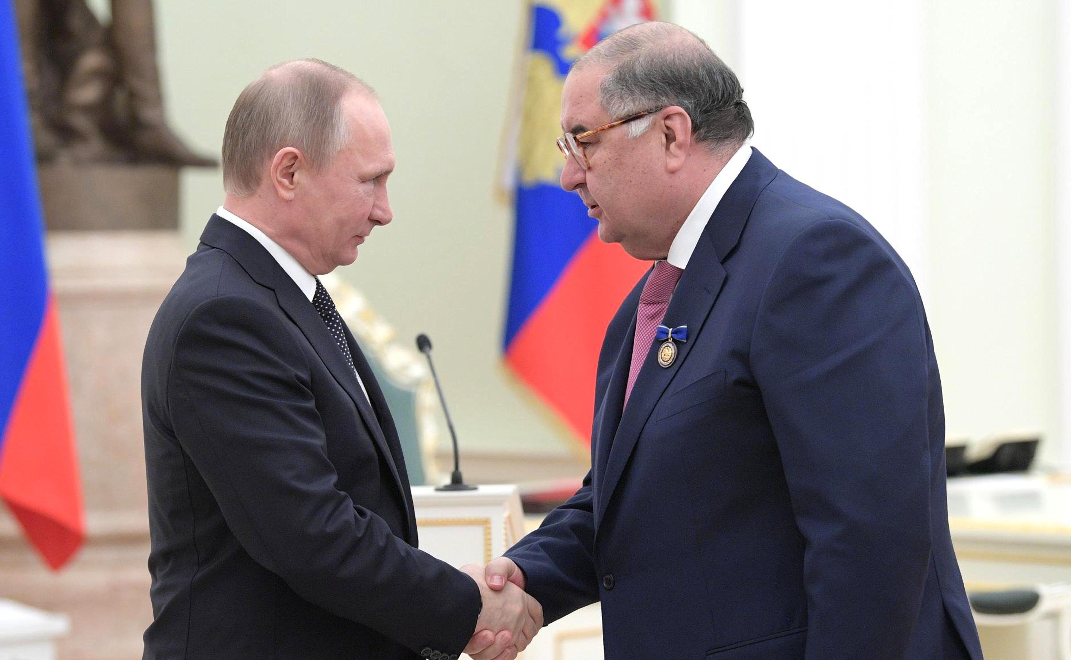 Putin and Usmanov