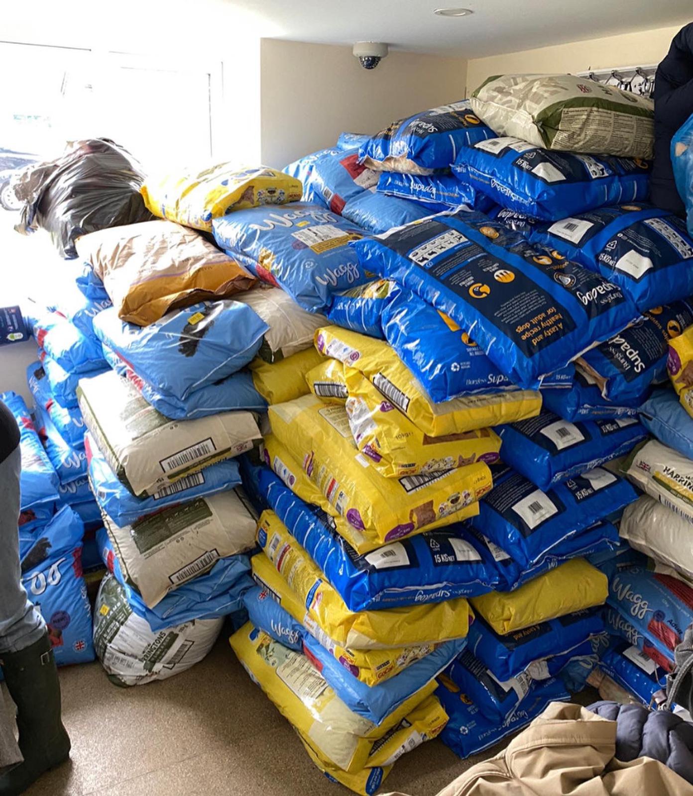 Pet food to be sent to Romania 