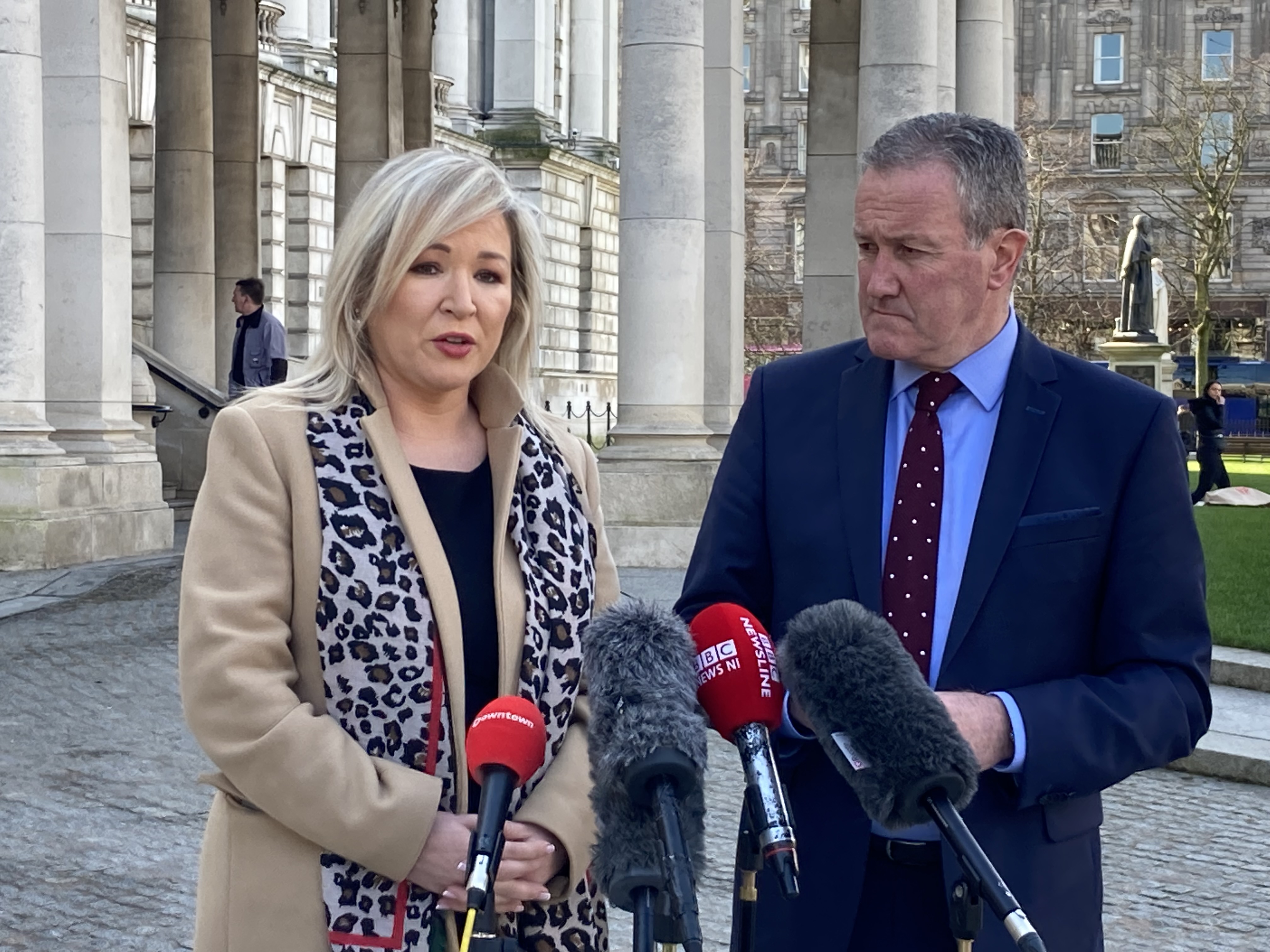 Michelle O'Neill and Conor Murphy