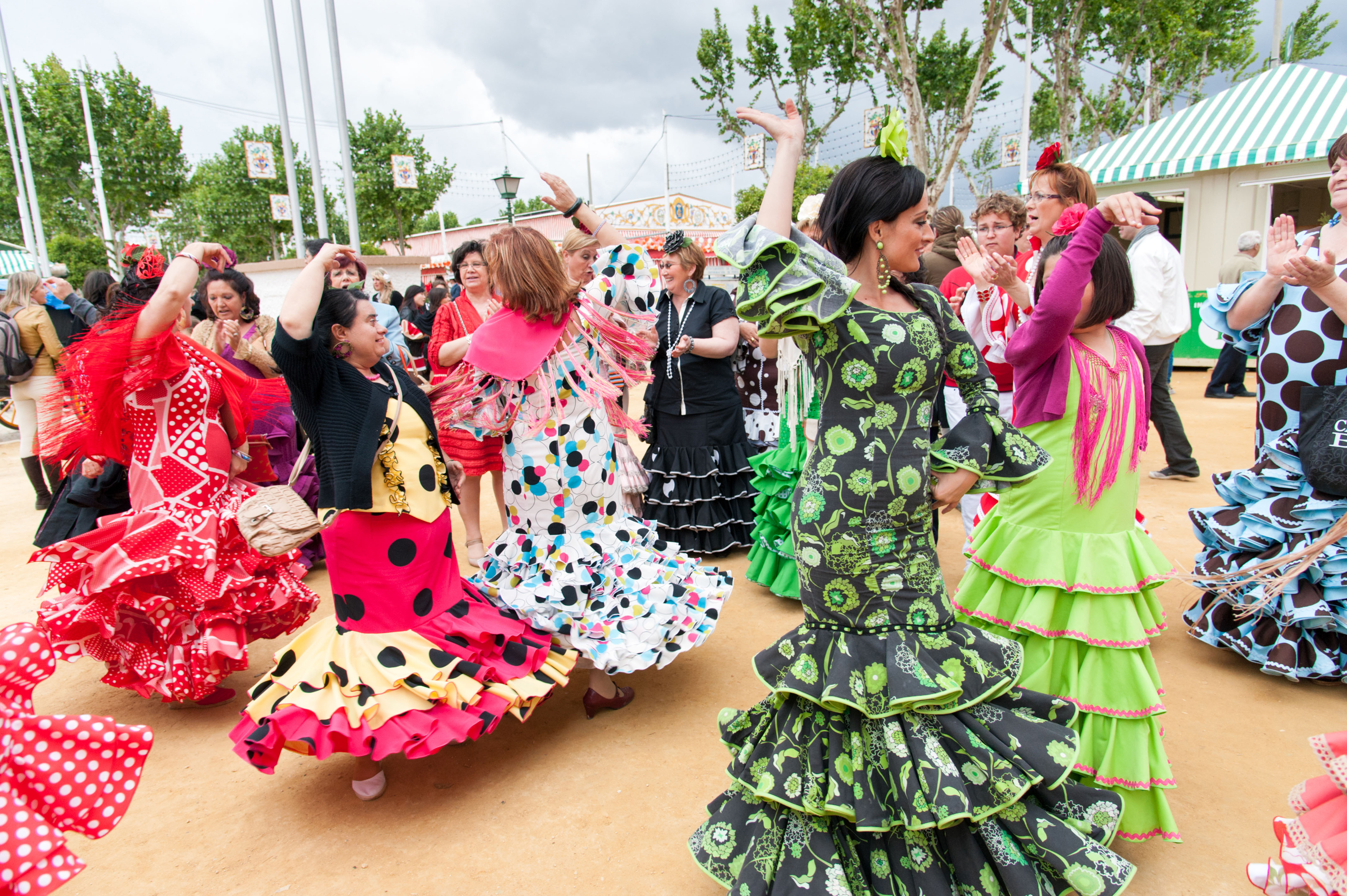 Flamenco dancers in Seville (Alamy/PA)