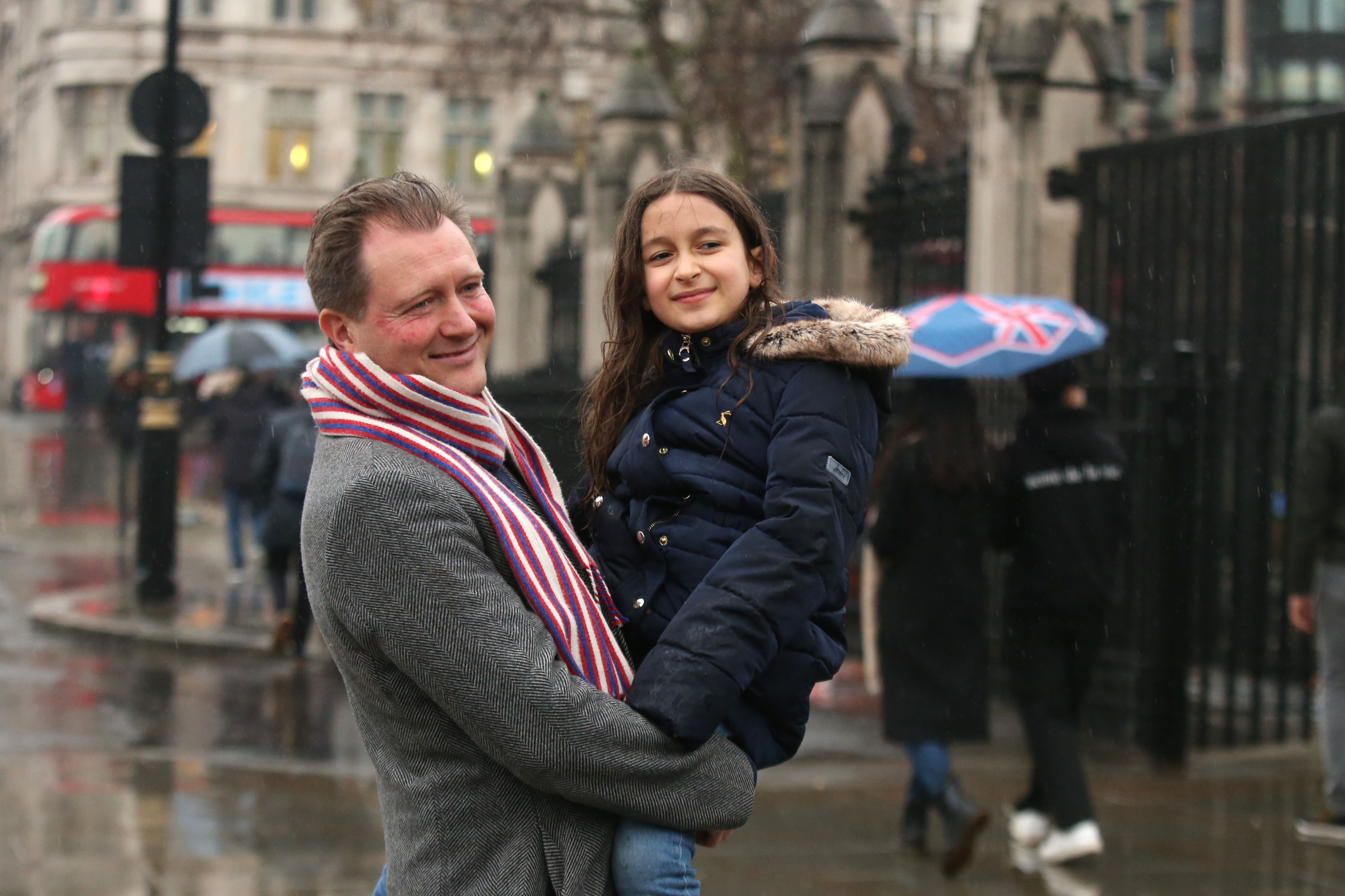 Richard Ratcliffe with daughter Gabriella 