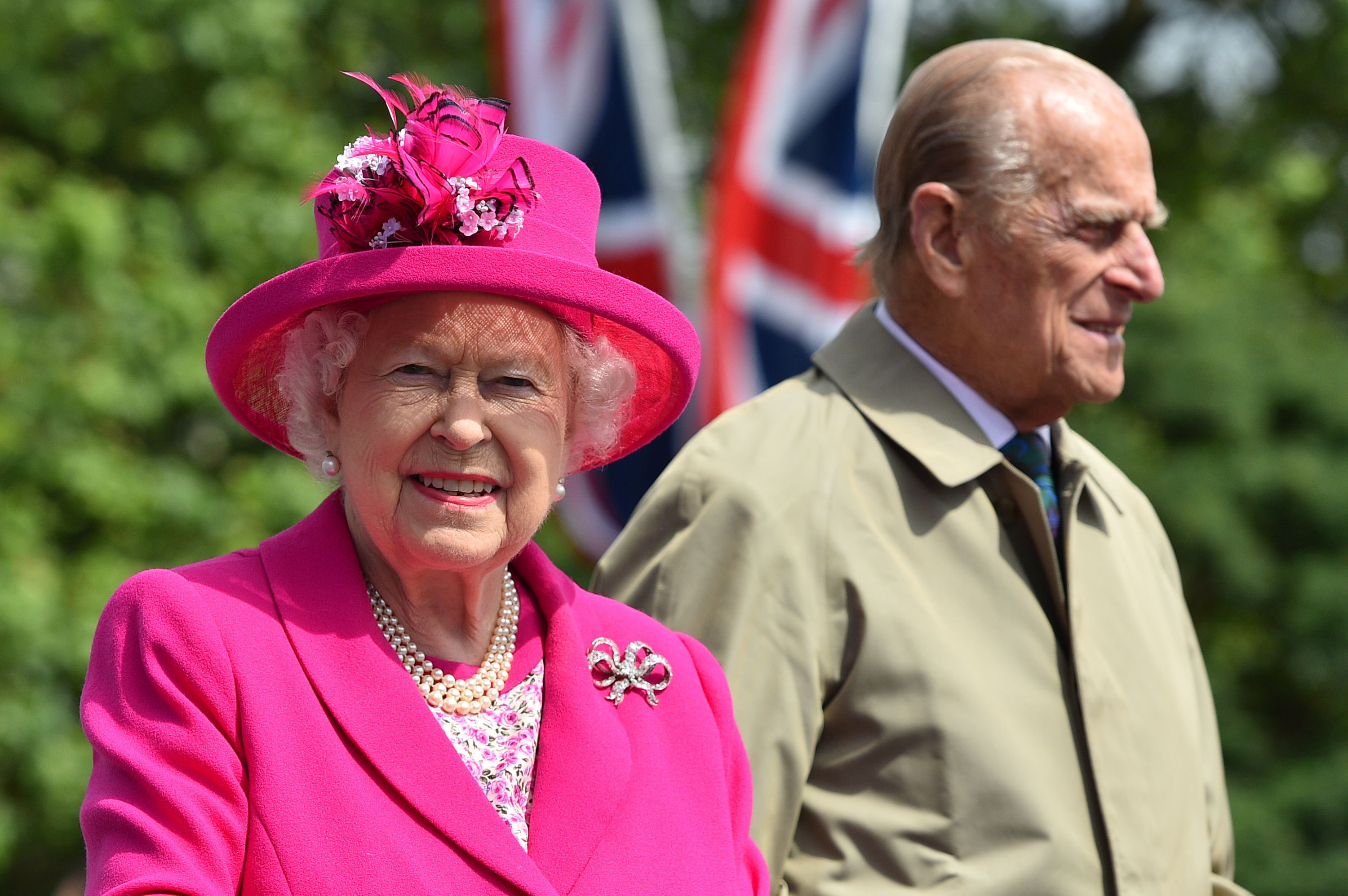 Queen Elizabeth II and the Duke of Edinburgh