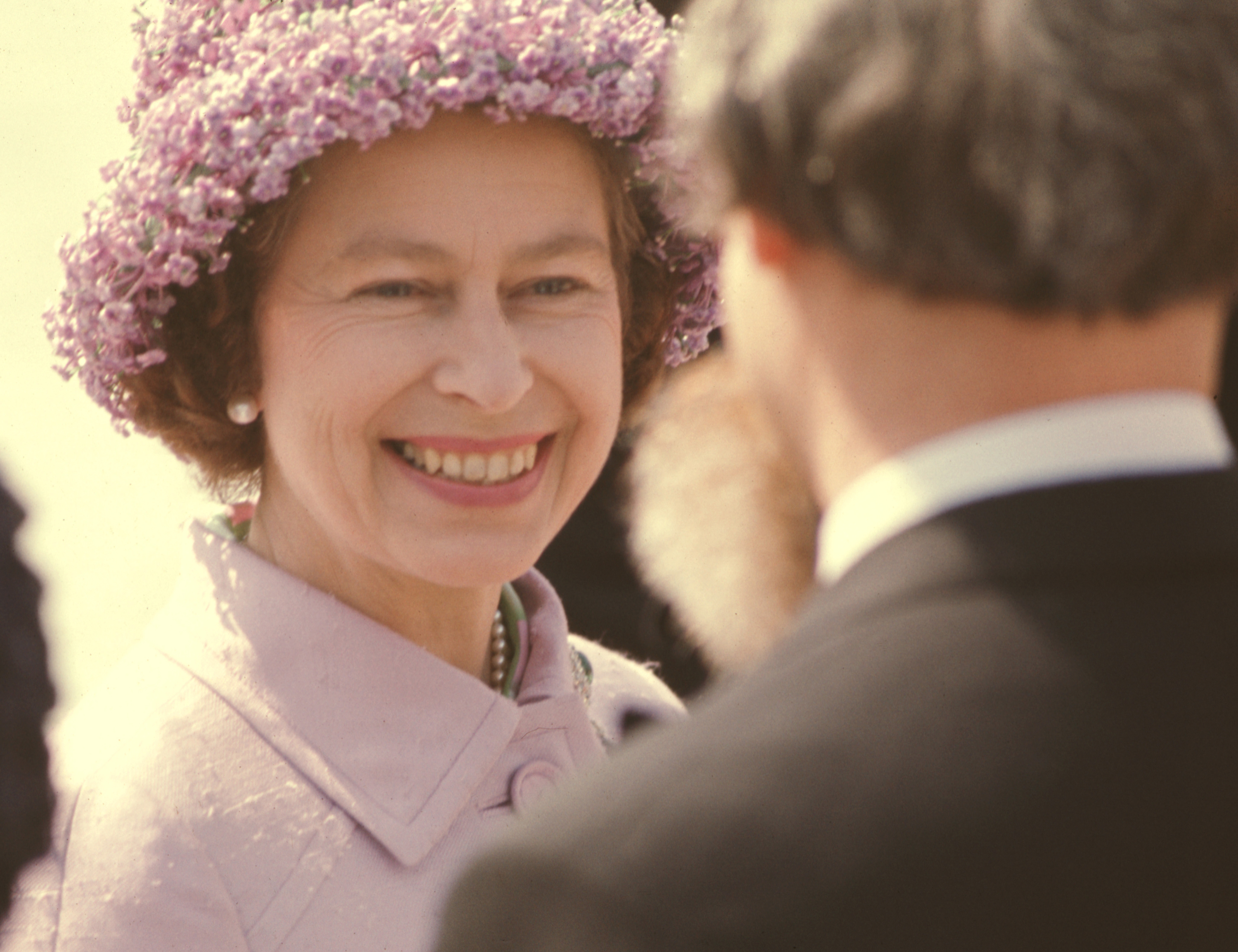 The Queen during a visit to Japan in 1975