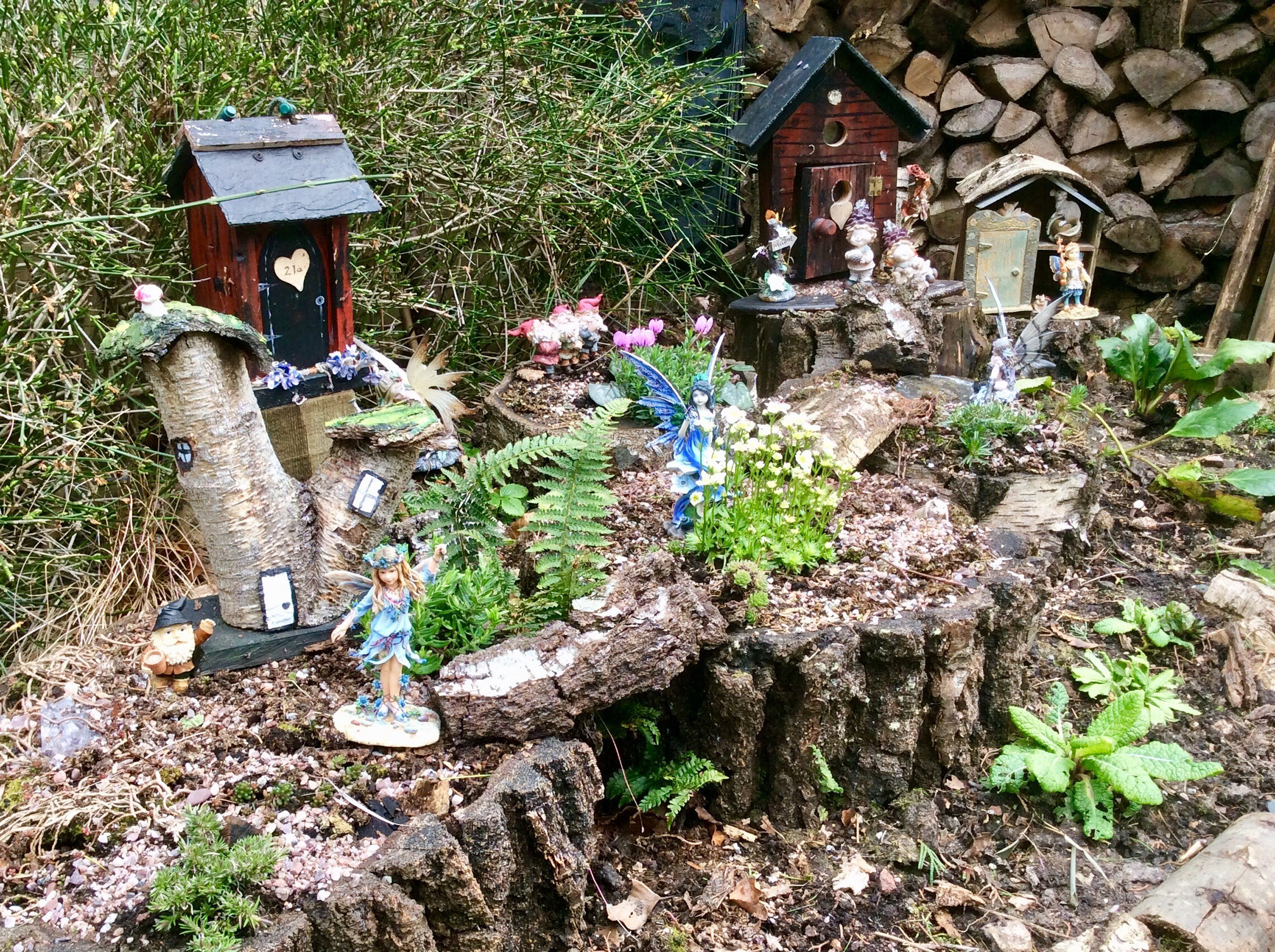 Fairy garden for NGS in Brockenhurst, Hampshire (Mary Hayter/PA)