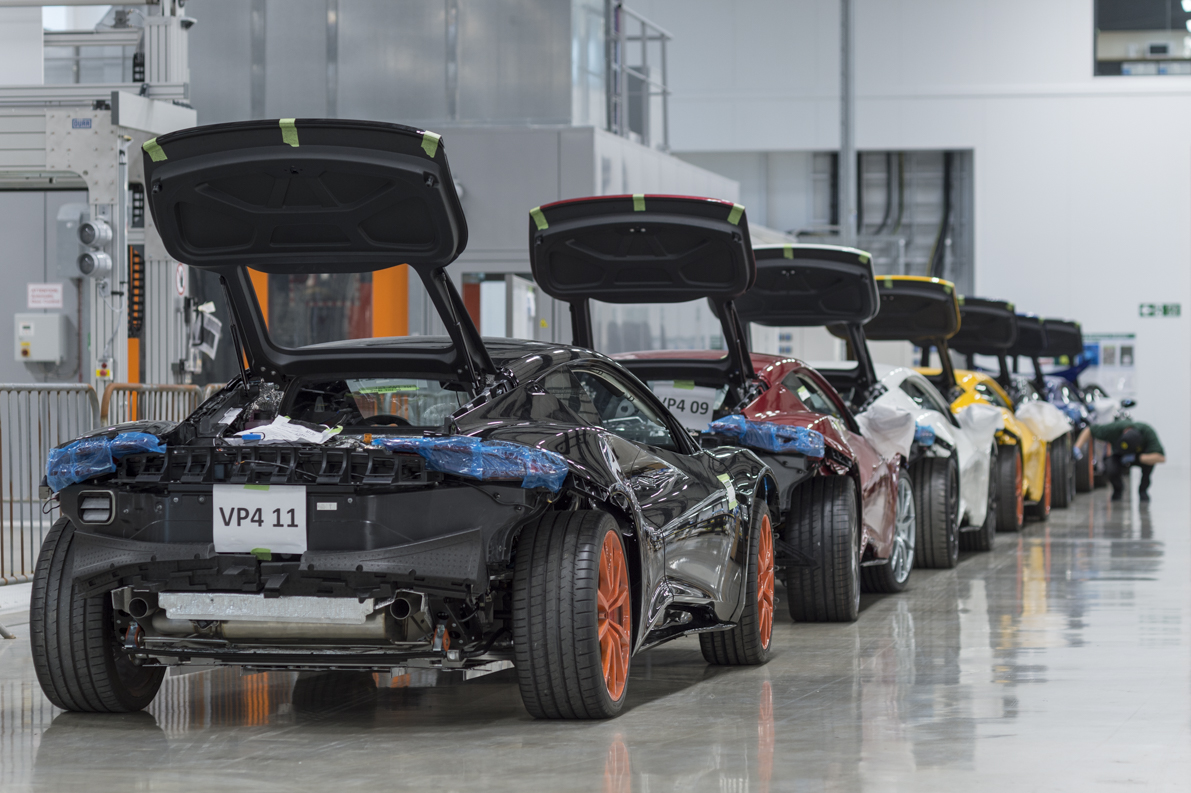 Lotus production at Hethel, Norfolk