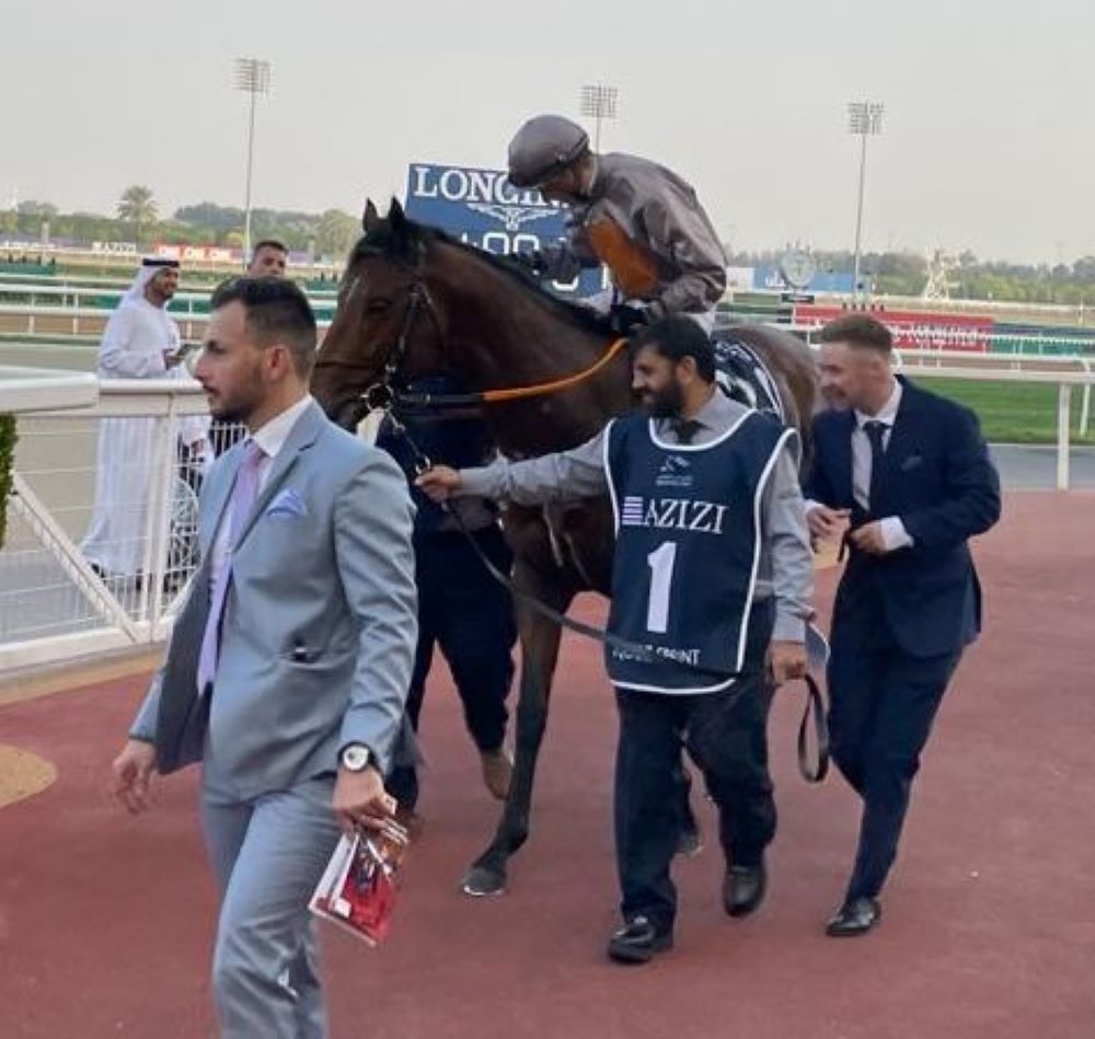 A Case Of You after winning at Meydan 