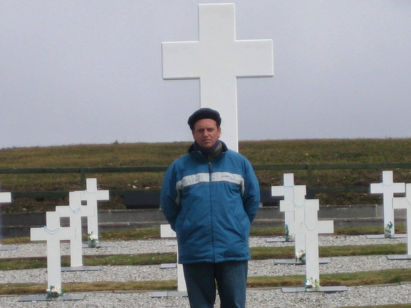 Miguel Savage on a visit to the Falklands