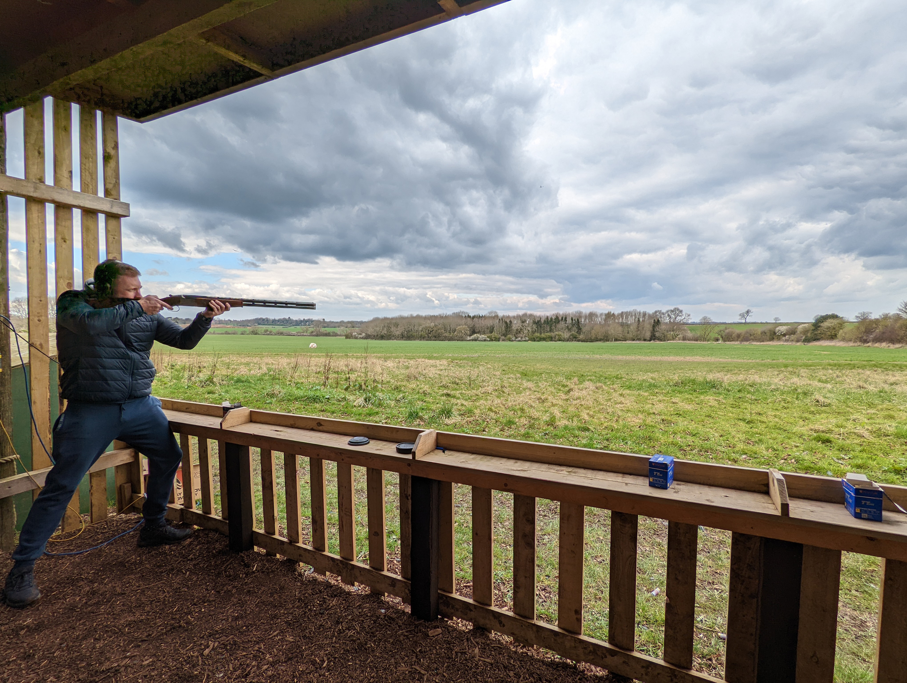 James clay pigeon shooting