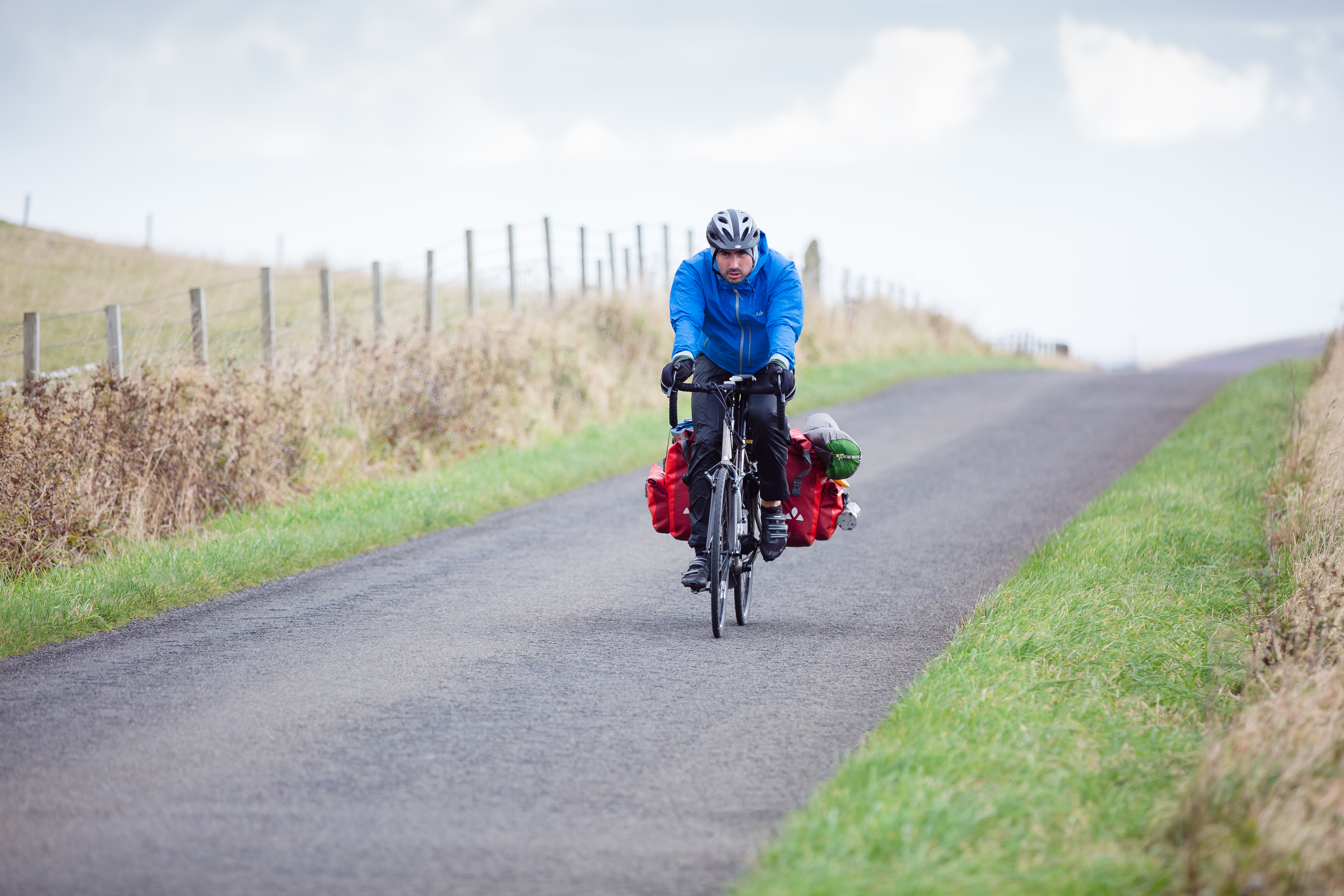 Simon on his cycle tour of Britain (Simon Parker/PA)