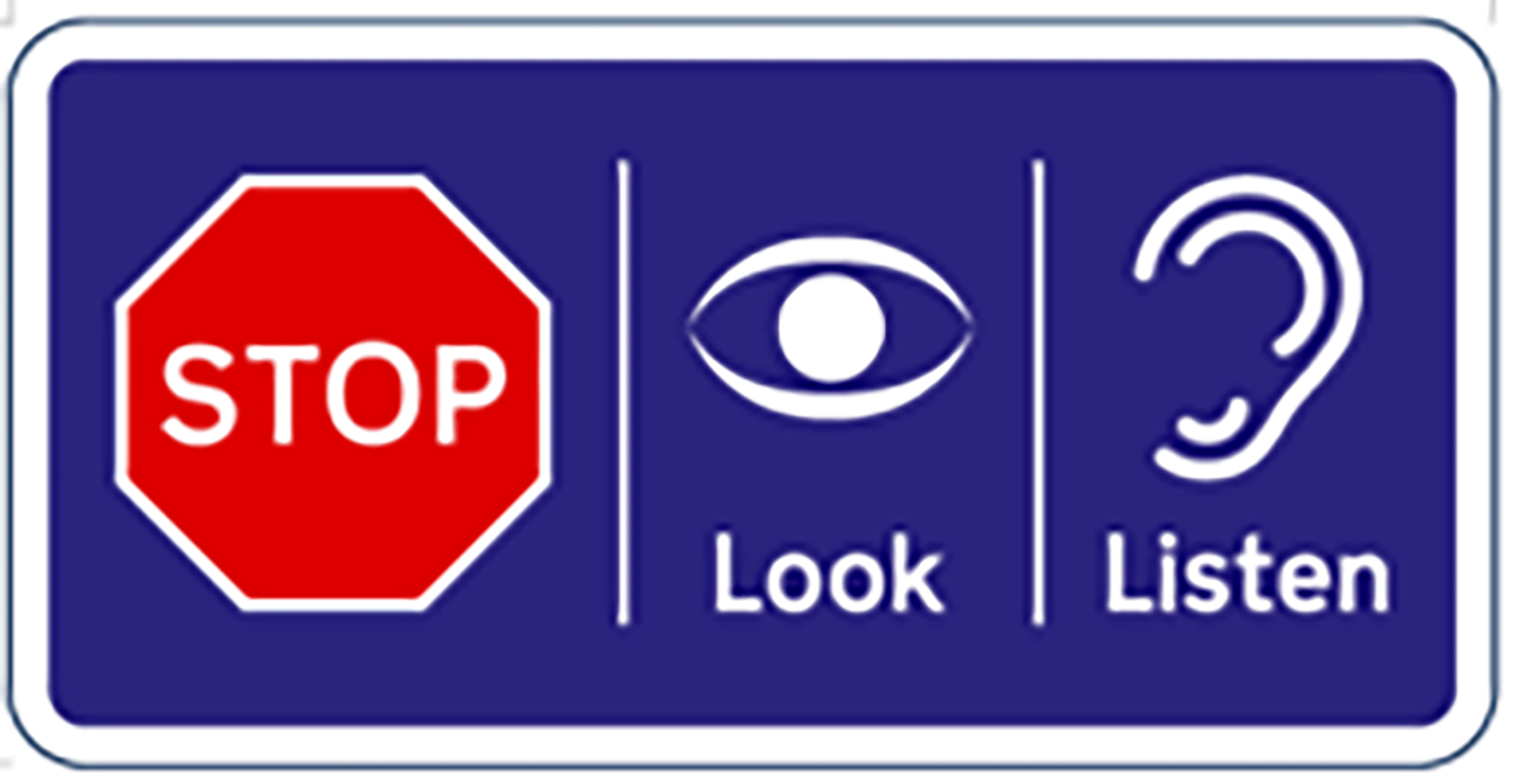 A proposed new sign for private level crossings