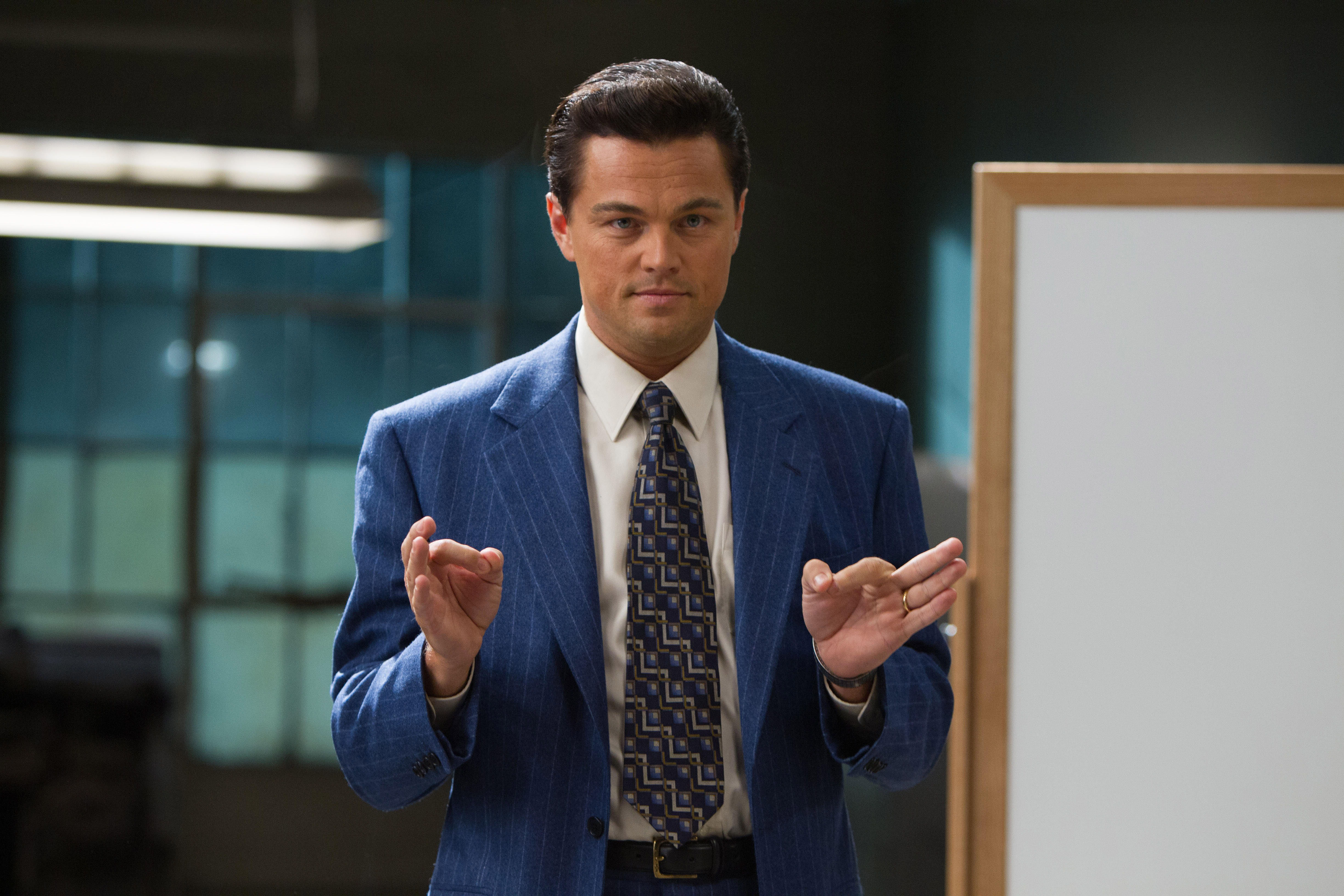 DiCaprio in Wolf of Wall Street