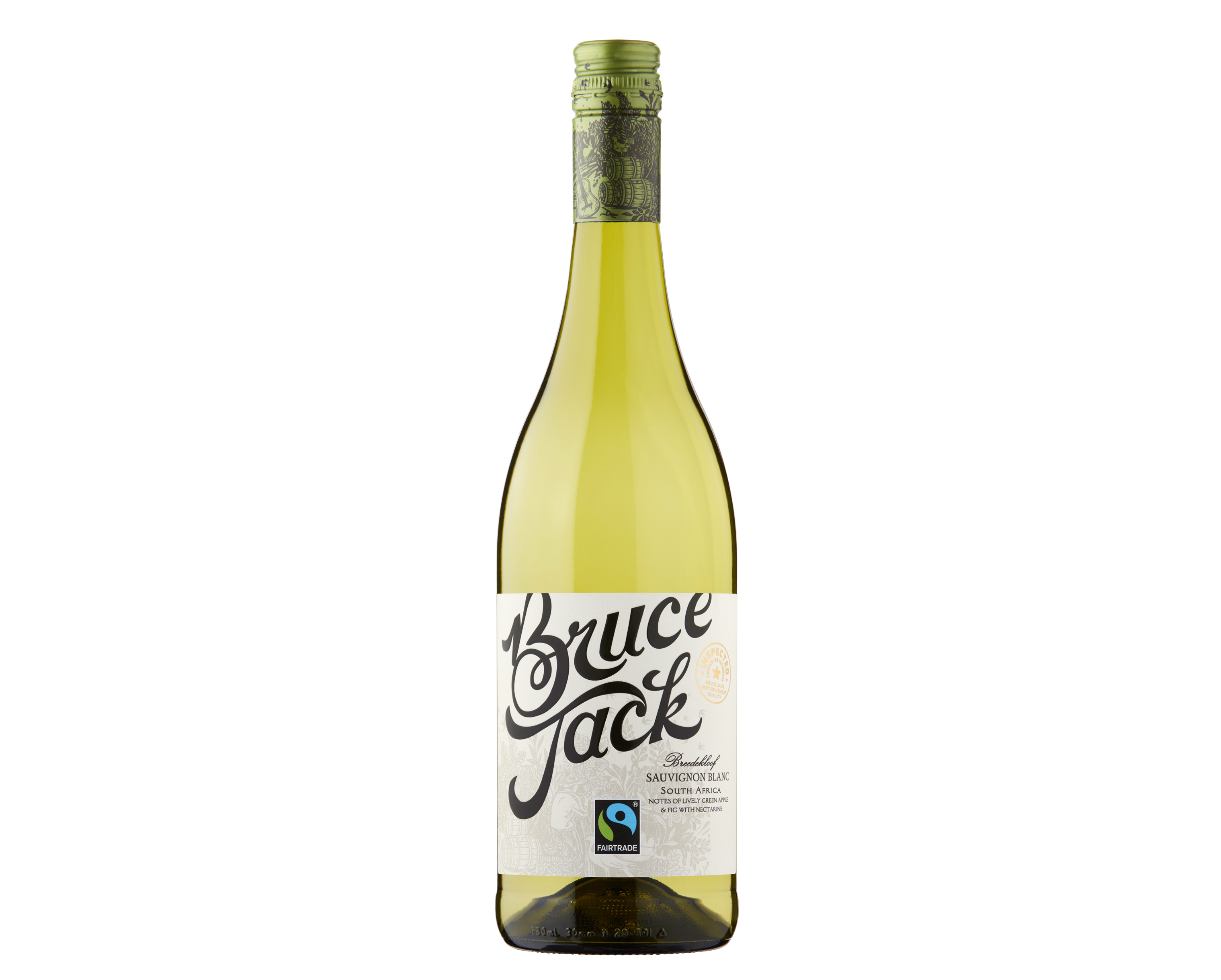 Bruce Jack Sauvignon Blanc 2021, WO Bredekloof, South Africa, Co-op