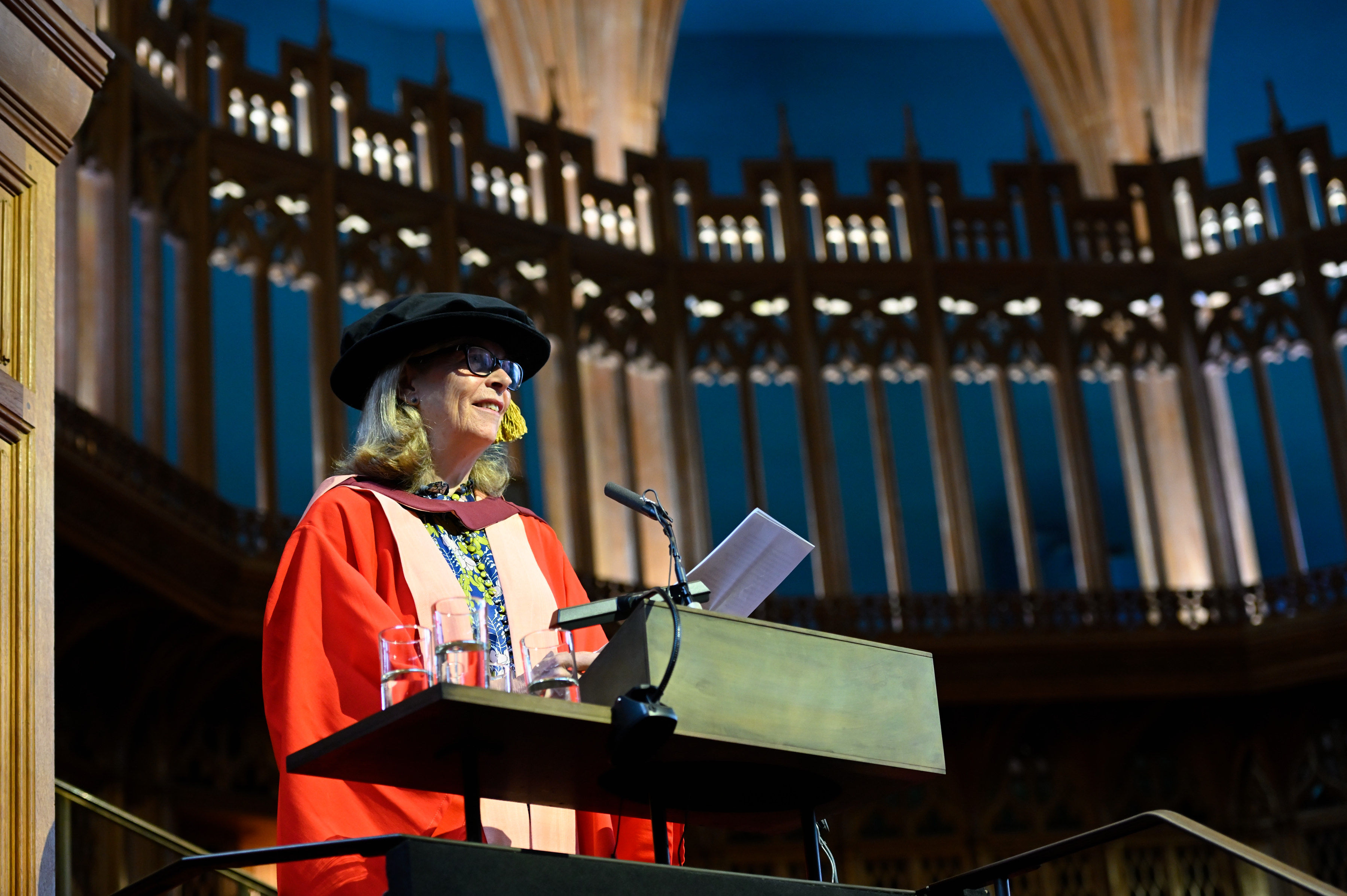 Dr Fane receives her honorary degree