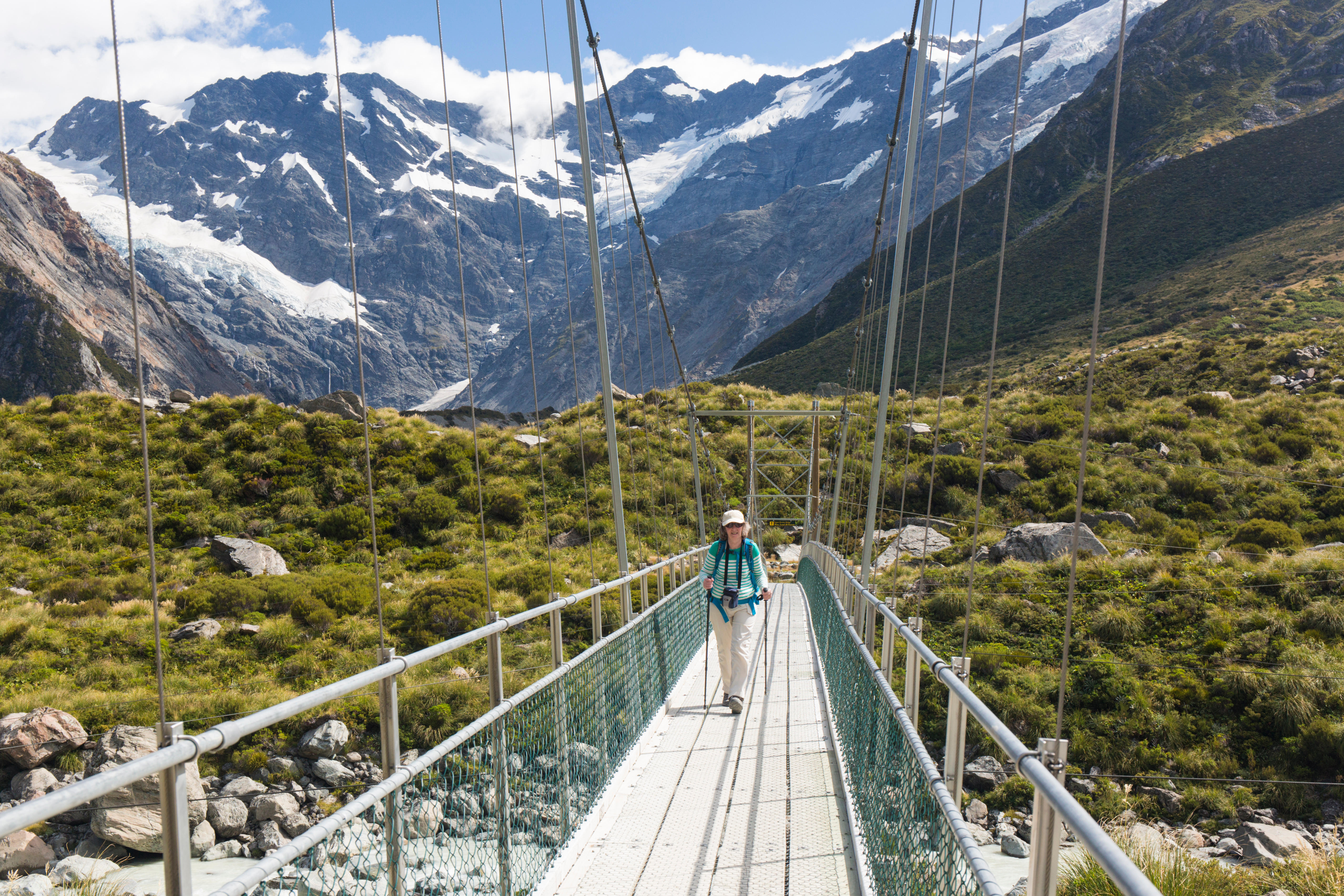 Hiking in Aoraki/Mount Cook National Park (Alamy/PA)