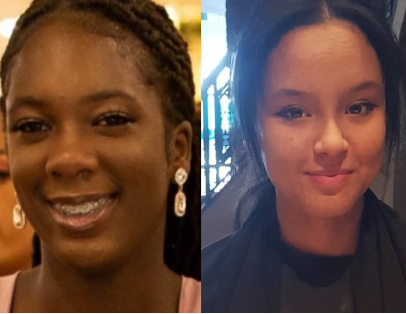 Alliyah Montaque, 15, and Lina Bennacef, 16, who were last seen on April 13.