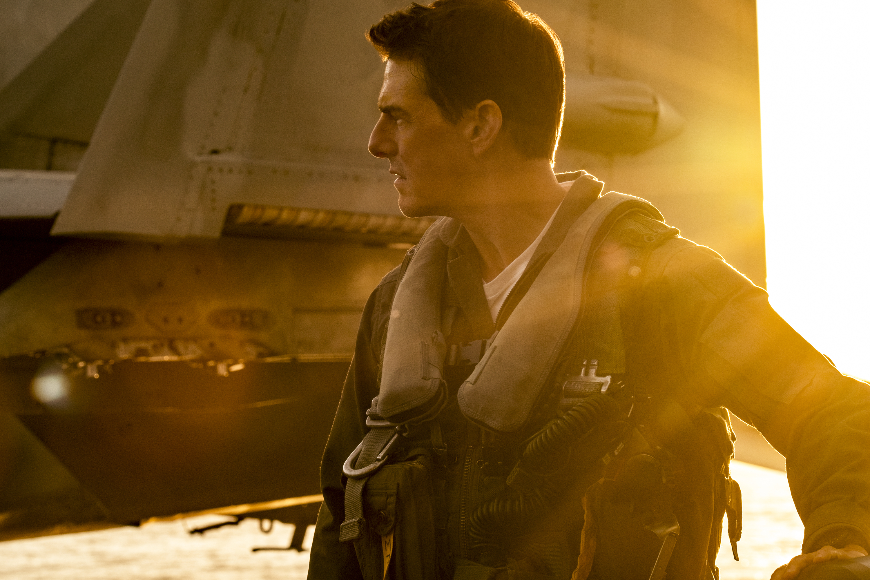 Tom Cruise as Captain Pete 'Maverick' Mitchell
