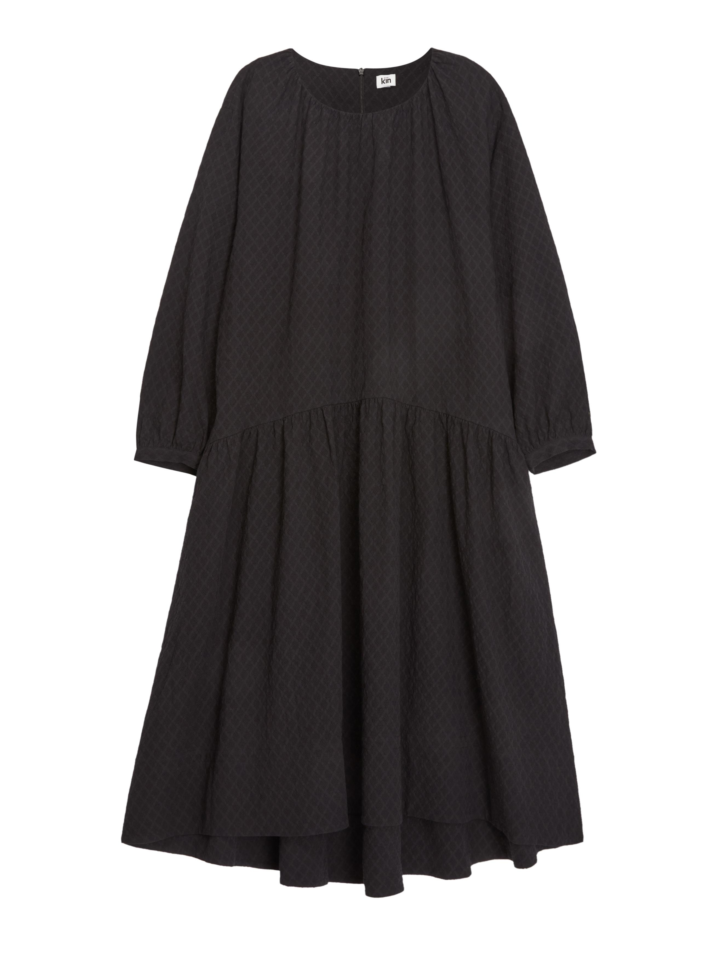 Black smock dress