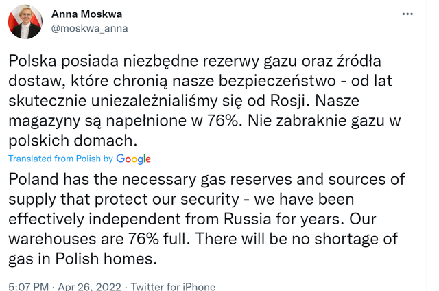 Russia suspending gas supplies to Poland and Bulgaria | Daily Echo
