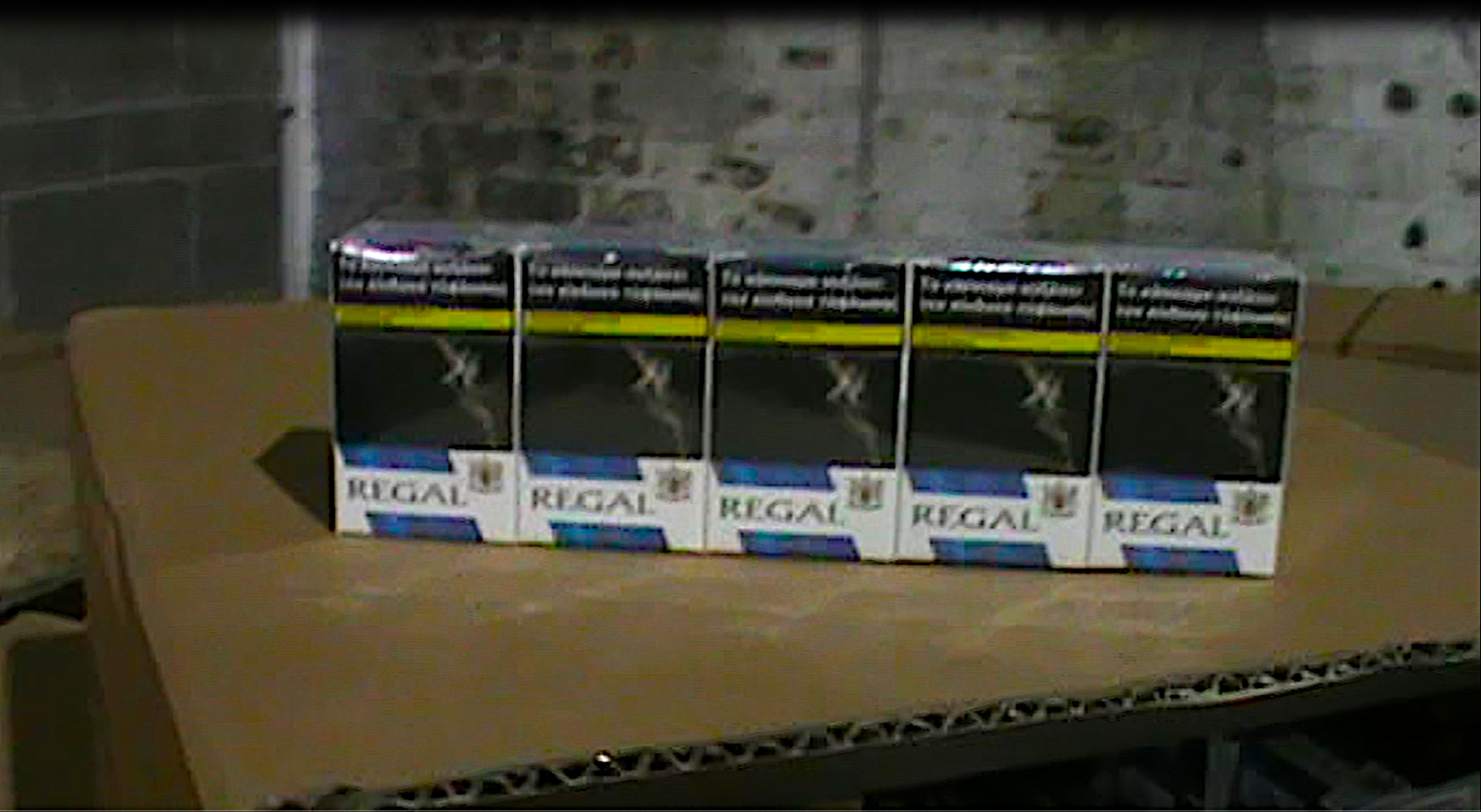 Cigarettes seized by HMRC in West Lothian