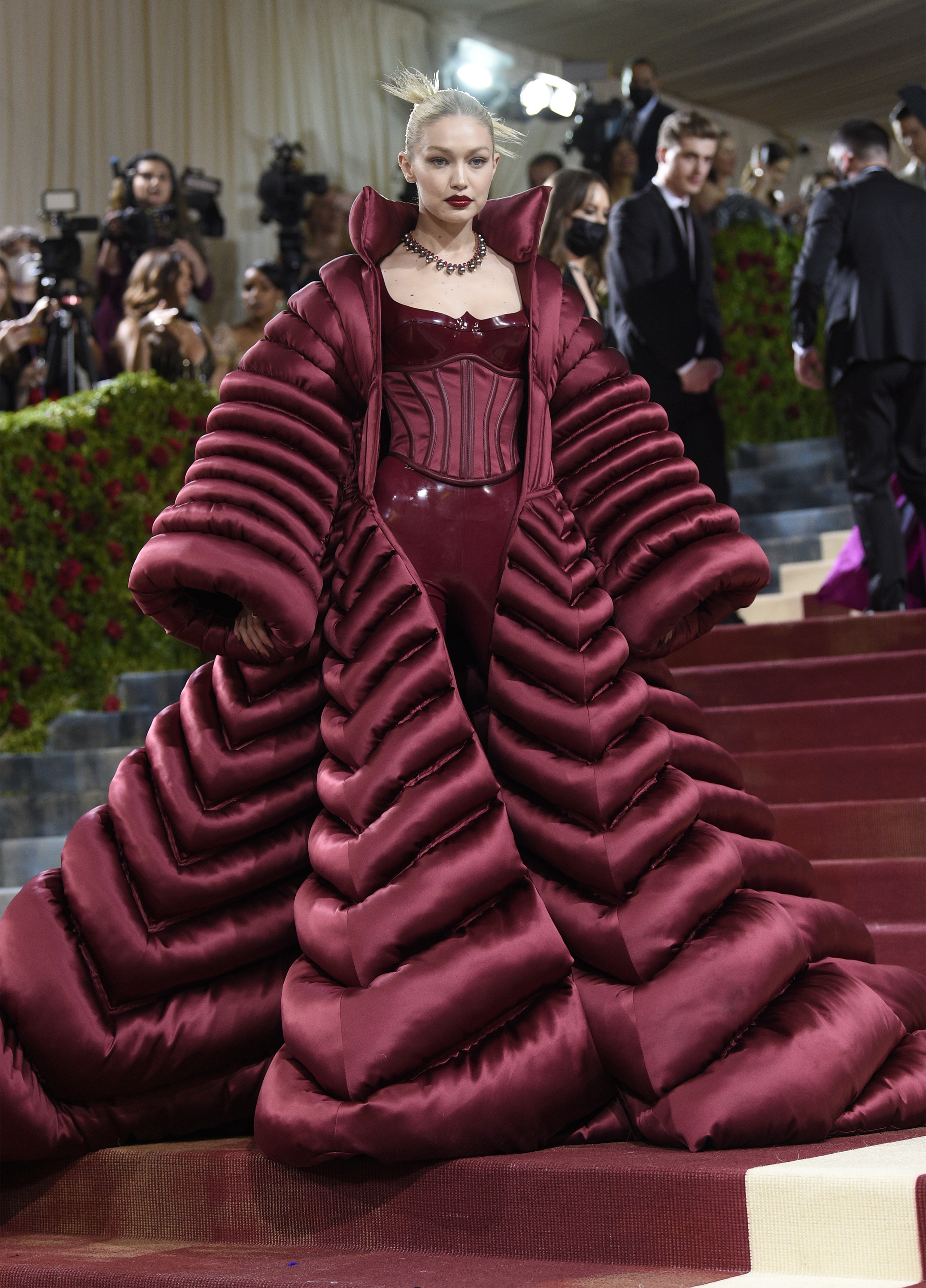 Gigi Hadid attends The Metropolitan Museum of Art's Costume Institute benefit gala 