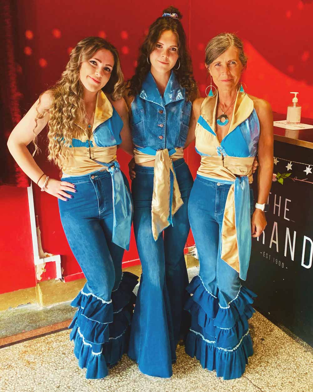 Abba superfan spends 14 hours a day on tribute costumes for her family and  dog