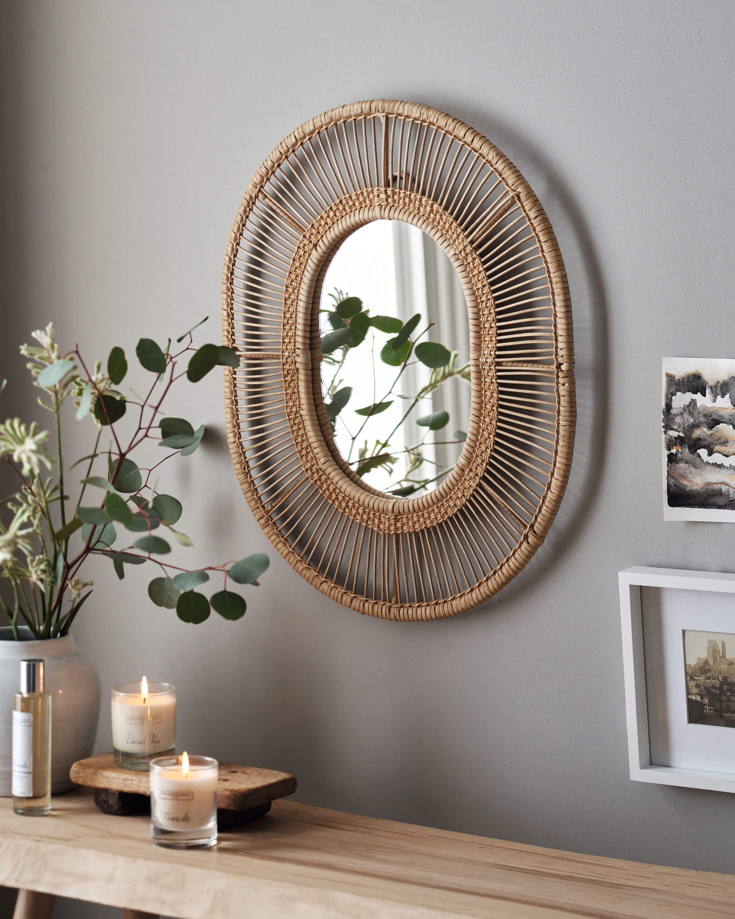 Seaford Woven Mirror, The White Company