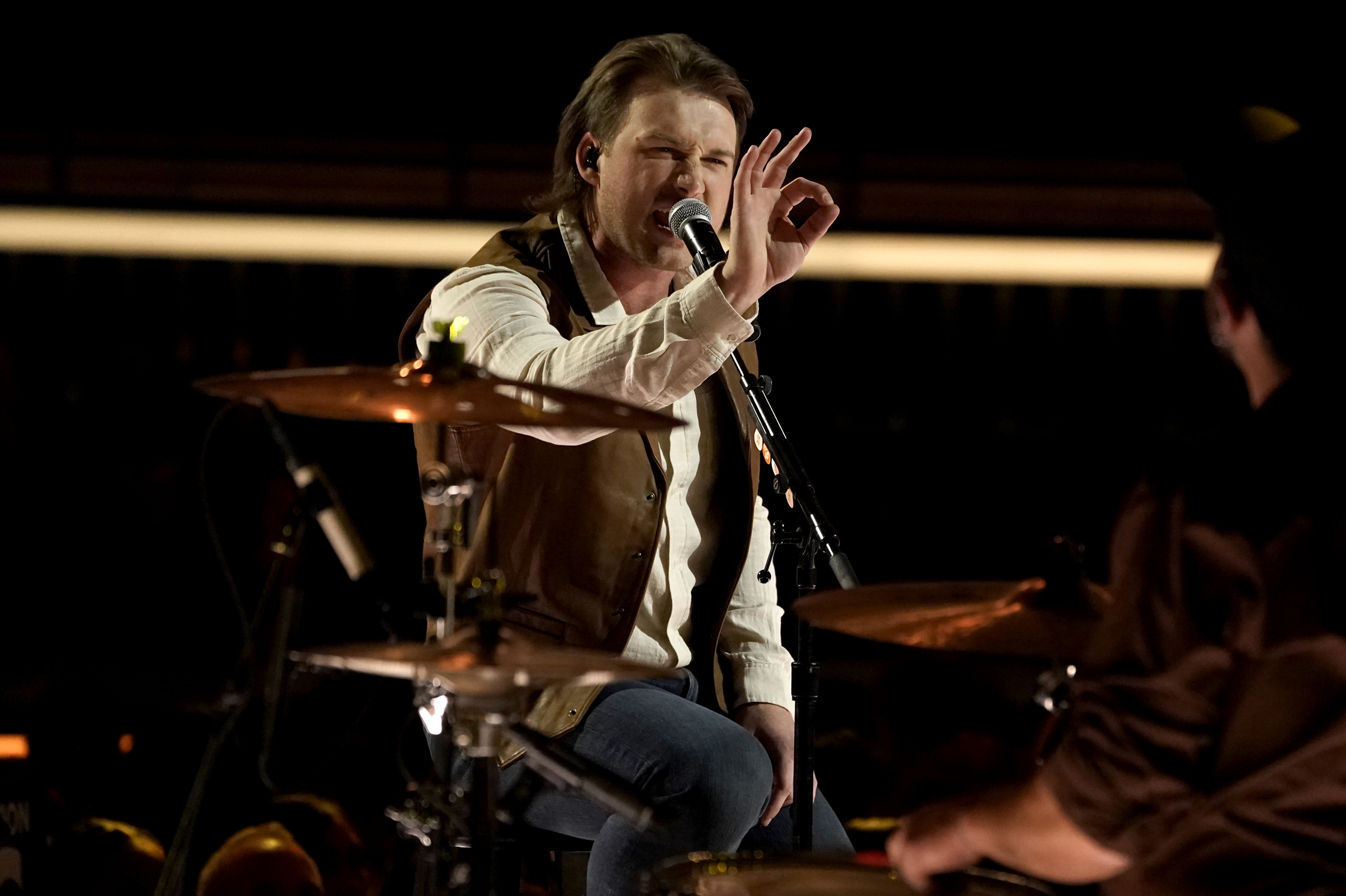 Morgan Wallen performs at the Billboard Music Awards