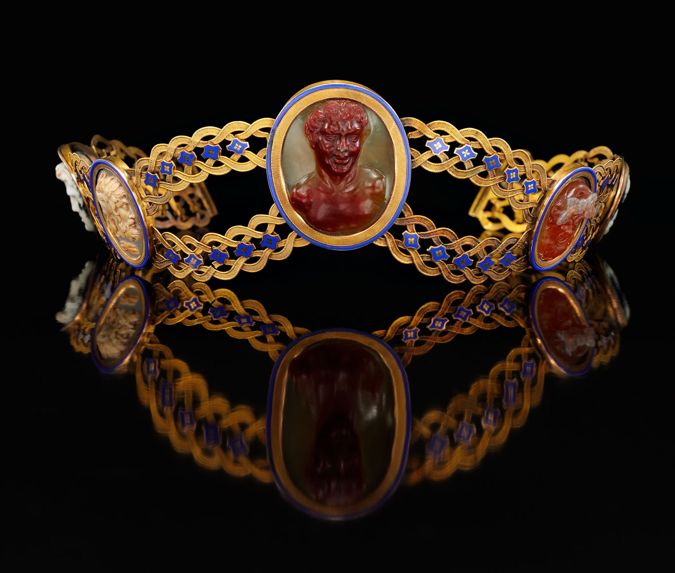 Josephine Bonaparte's gold, cameo and enamel diadem