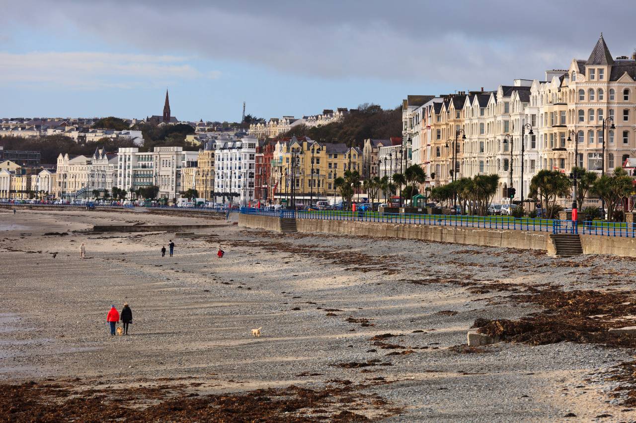 The beach and promenade, Douglas, Isle of Man (Alamy/PA) 