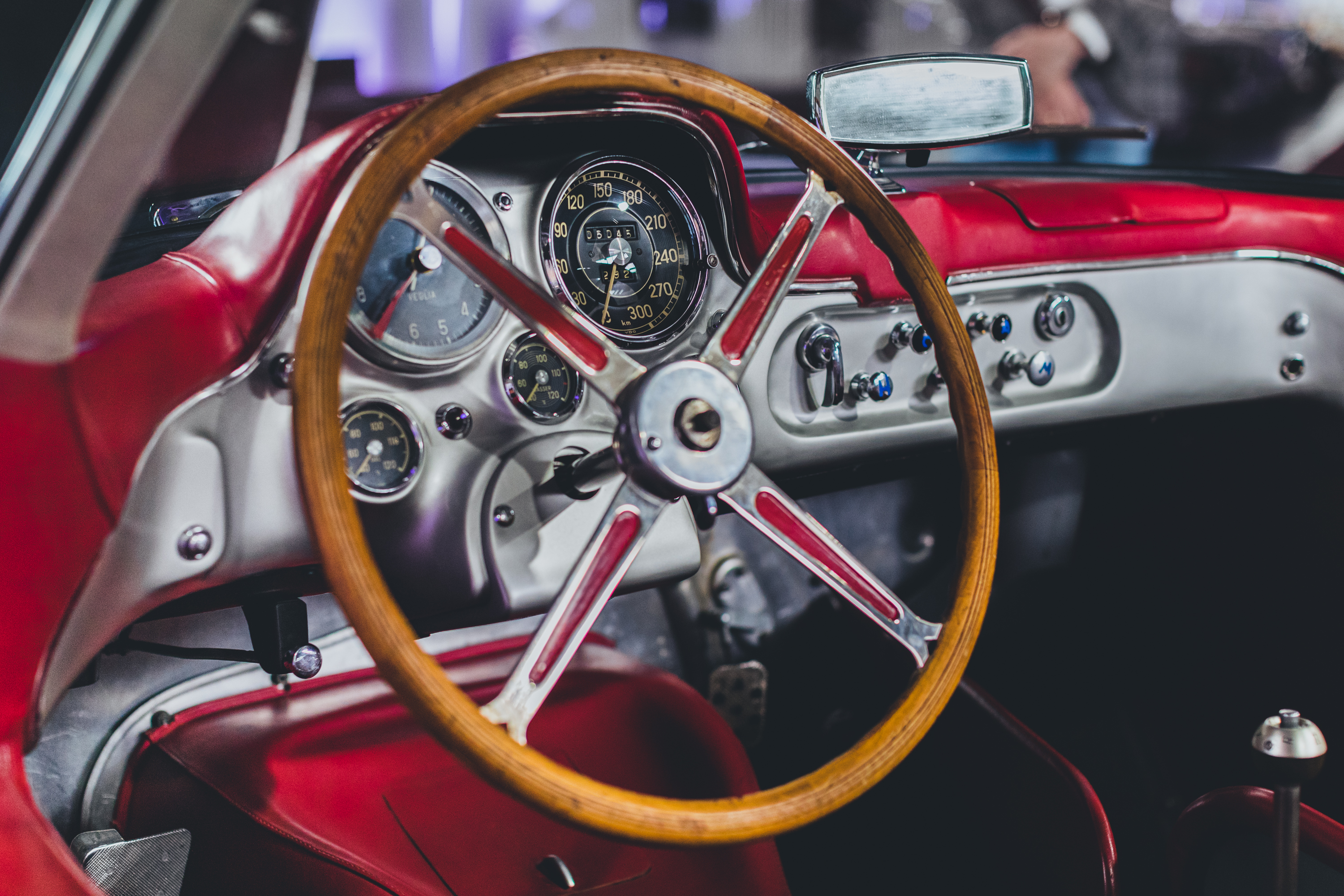 Mercedes Benz 300 SLR 1955 двигатель