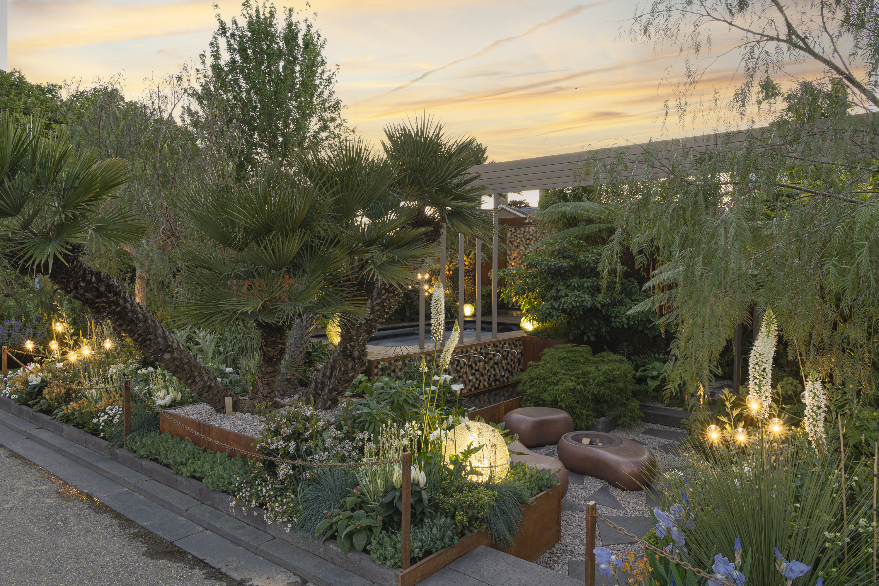 Out Of The Shadows Sanctuary Garden by designer Kate Gould, at the RHS Chelsea Flower Show 2022