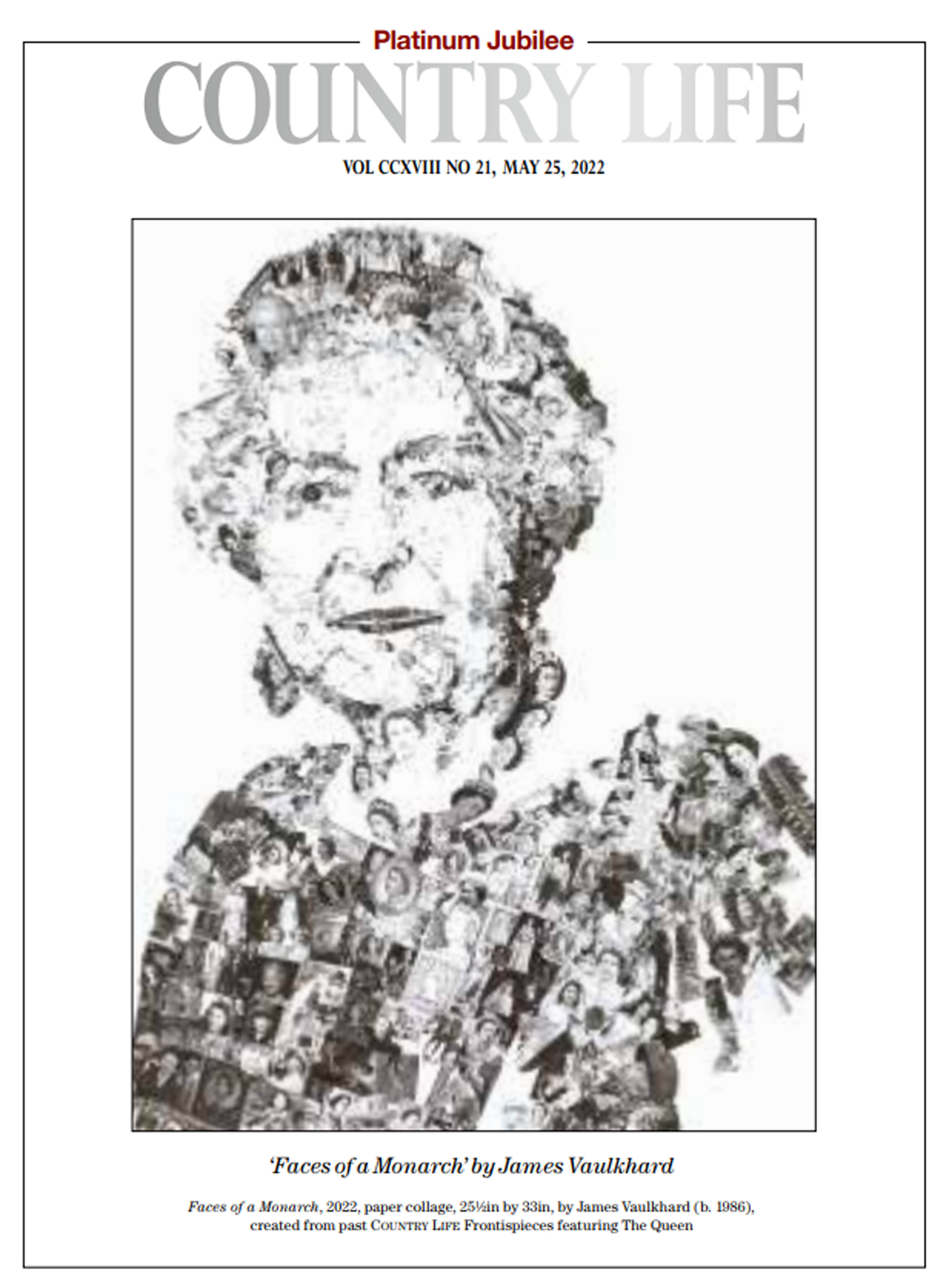 The frontispiece of the Queen in the Platinum Jubilee edition of Country Life