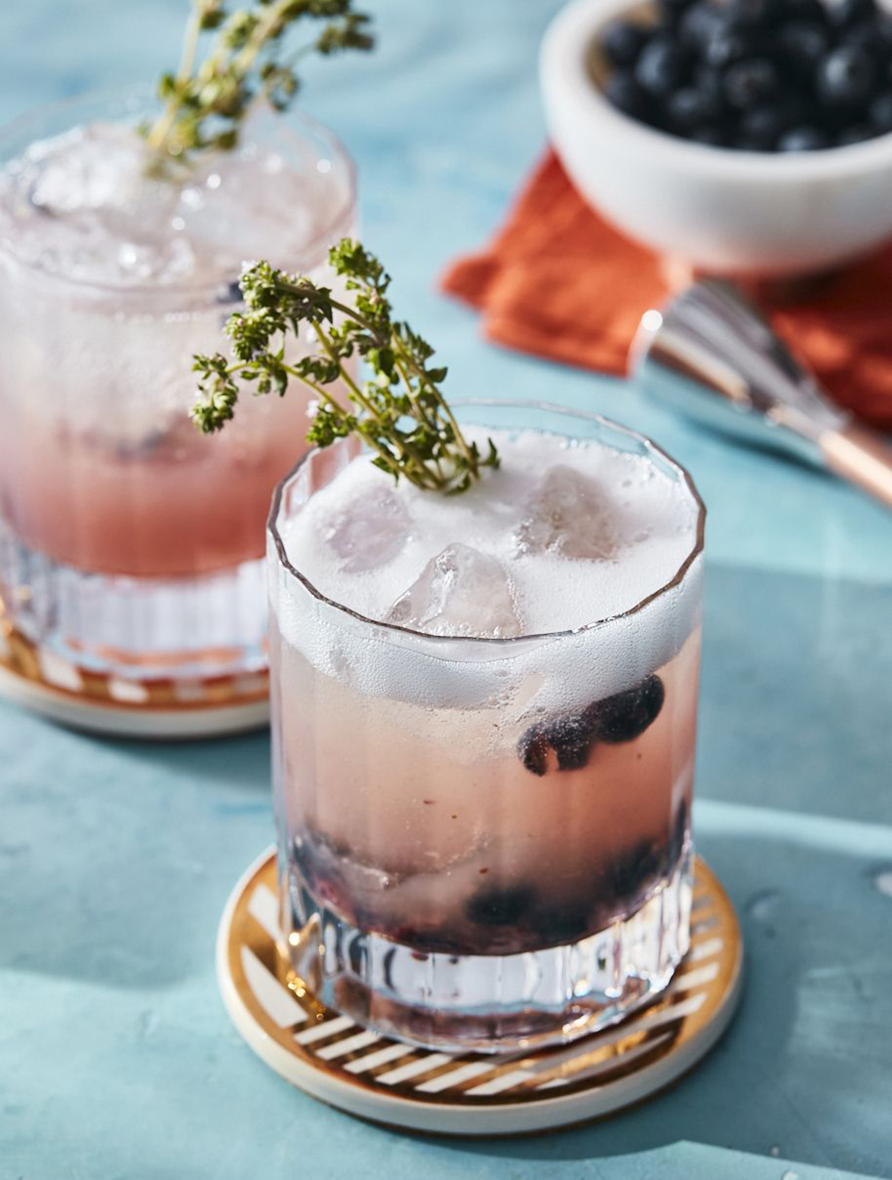 Blueberry Lemonade Spritz cocktail from Just a Spritz by Danielle Centoni 