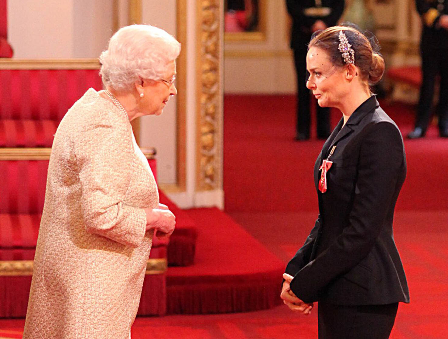 Stelle McCartney receives her OBE