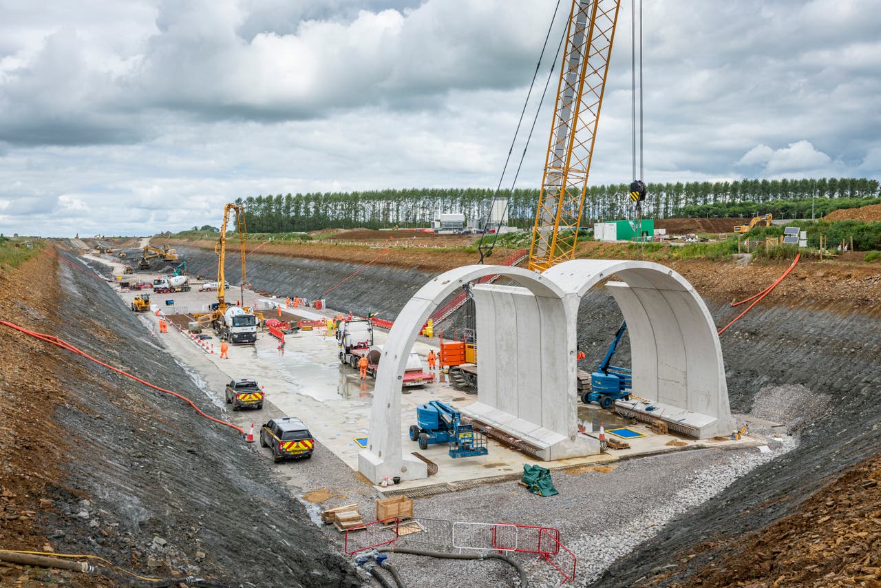 HS2 starts building green tunnel to blend railway into the landscape