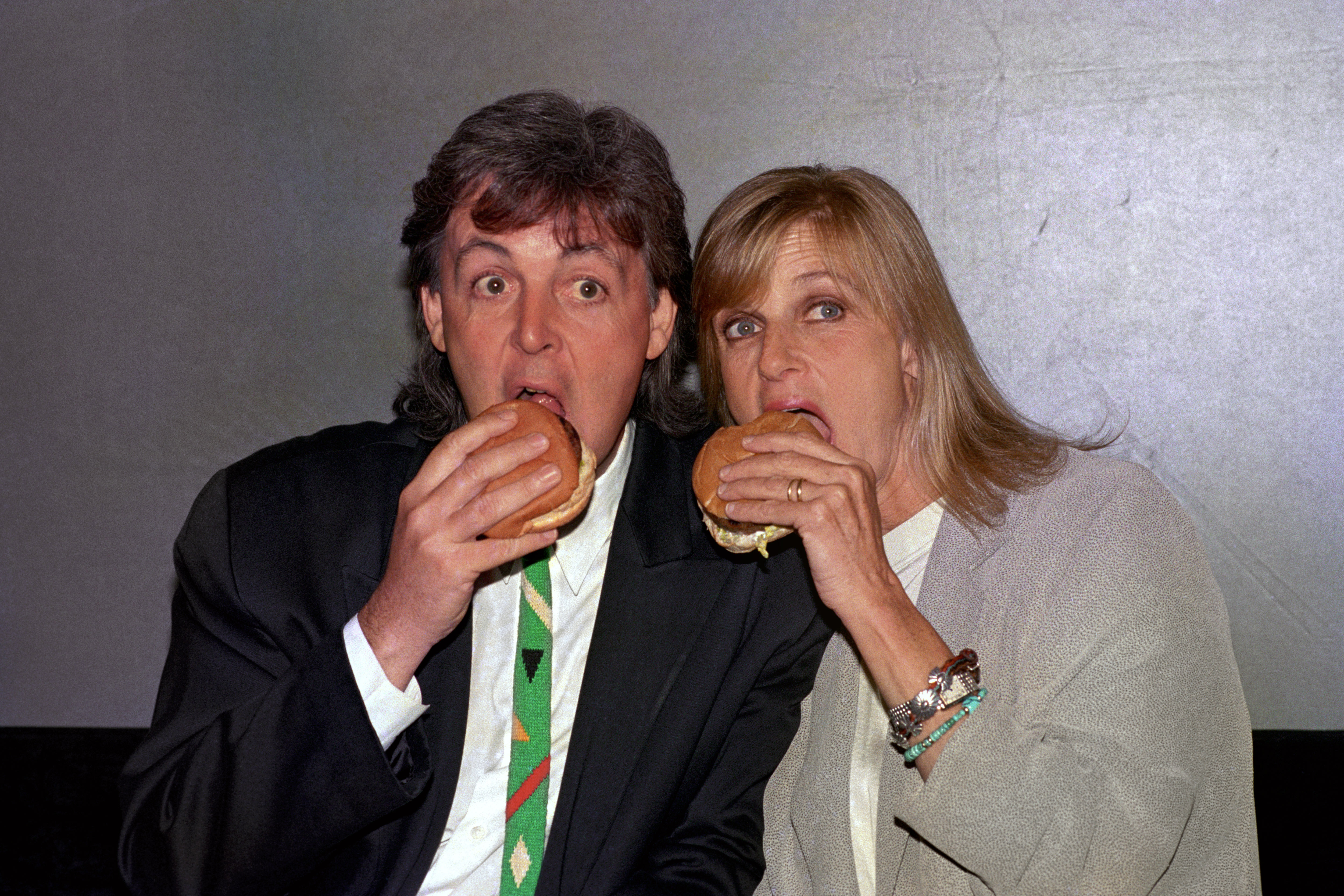 Paul and Linda McCartney