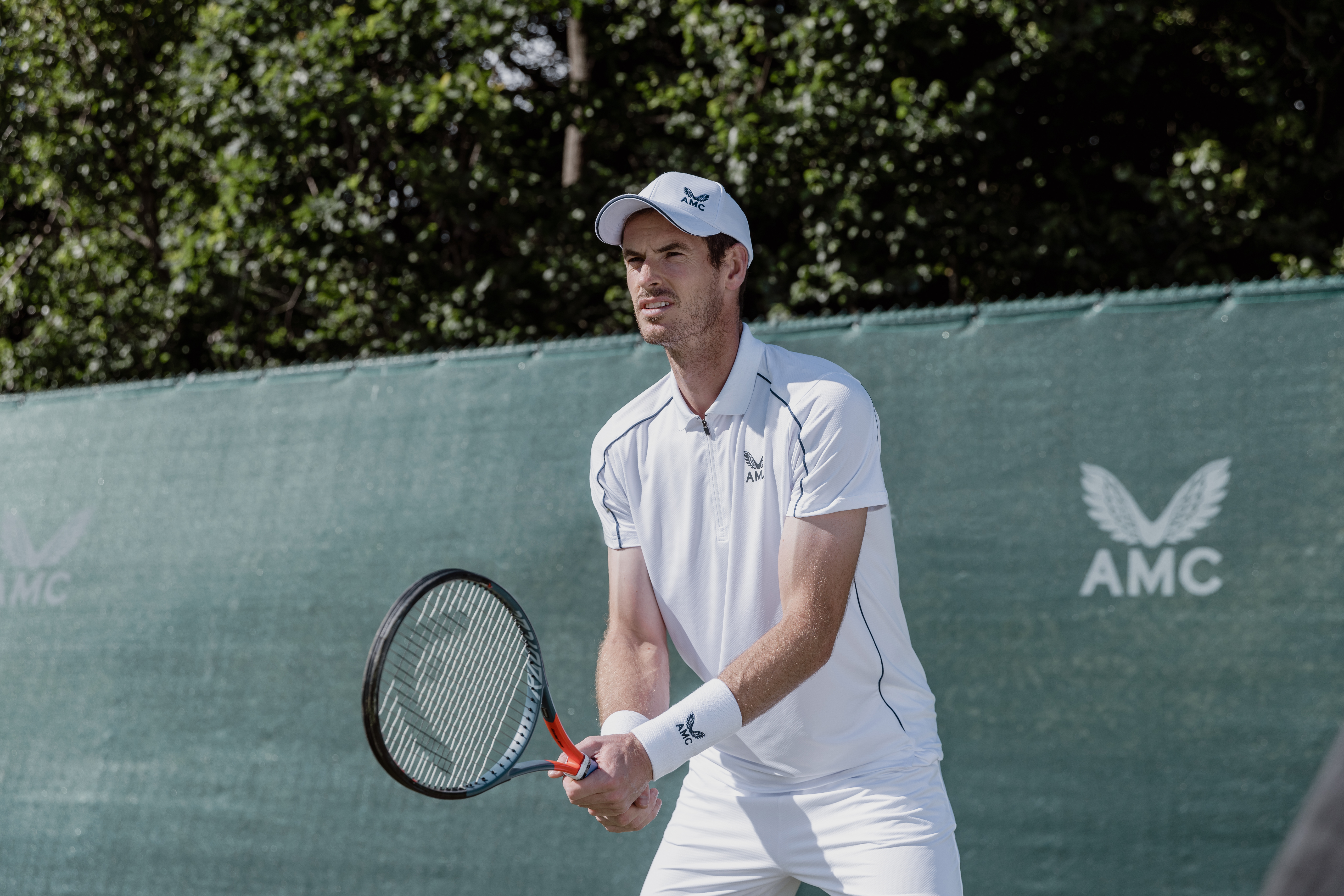 Andy Murray in his AMC Wimbledon kit 