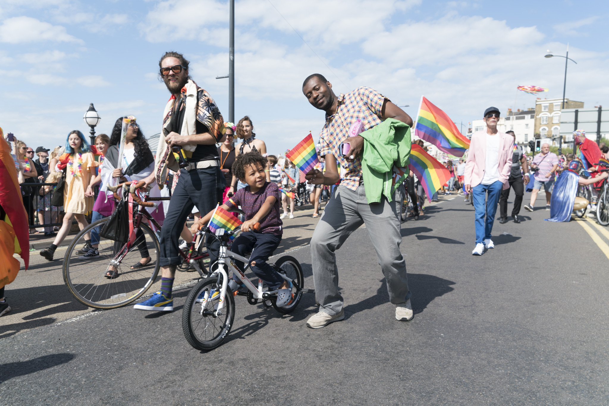 Past Margate Pride parade events in Thanet, Kent.