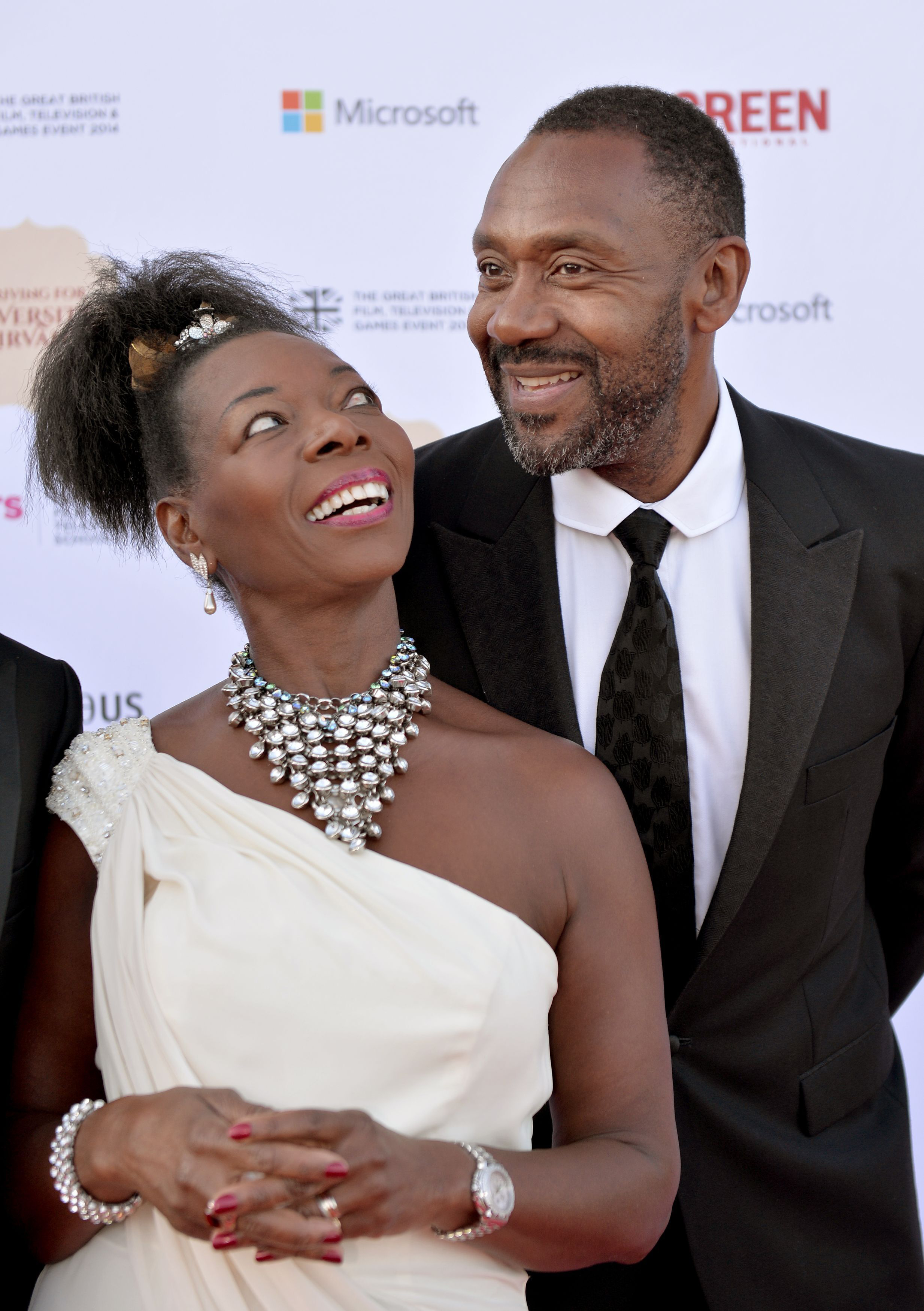 Baroness Floella Benjamin and Sir Lenny Henry (Anthony Devlin/PA)