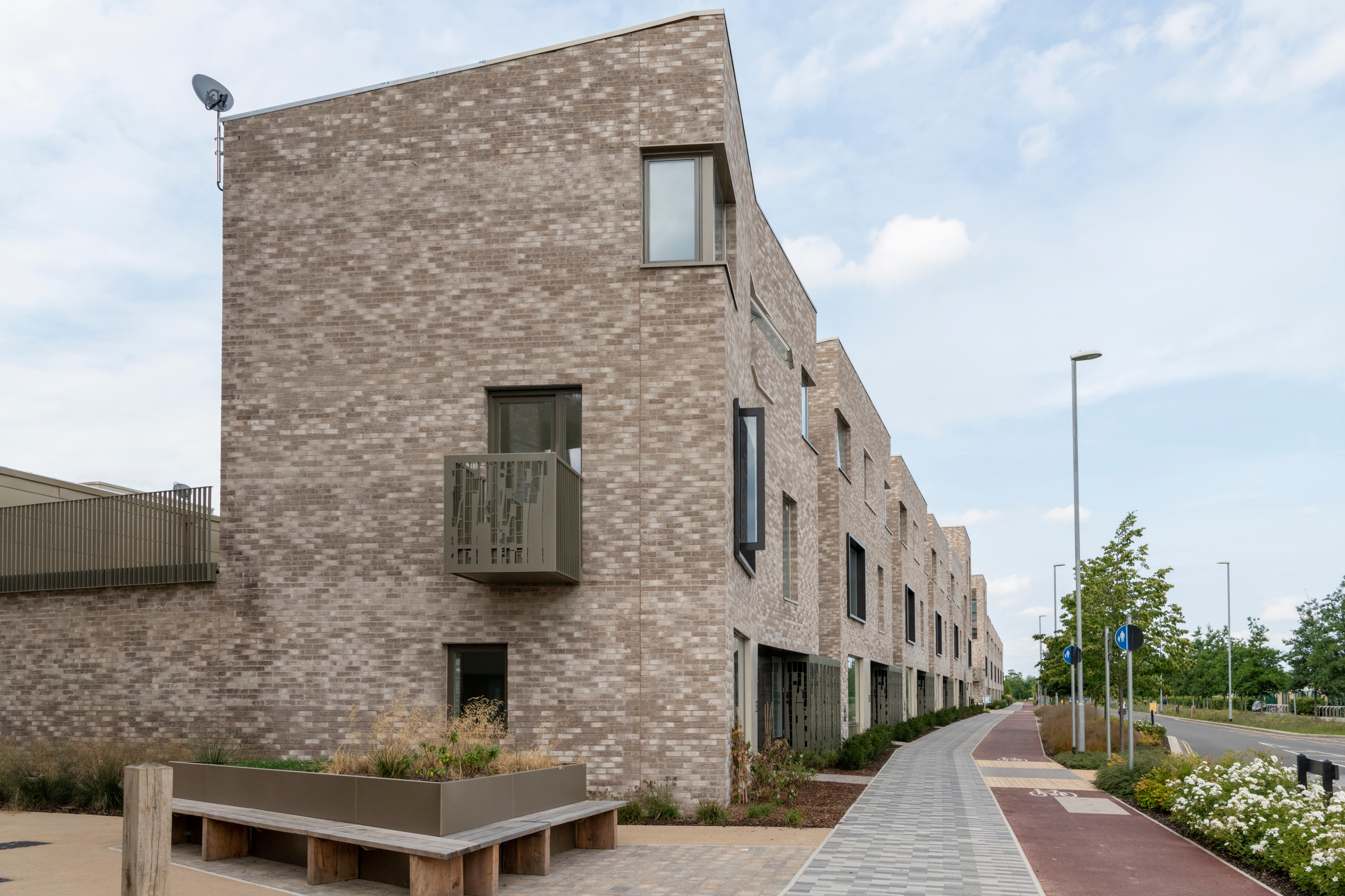 Houses at Eddington Cambridge with provision of walking and cycling infrastructure (Alamy/PA)