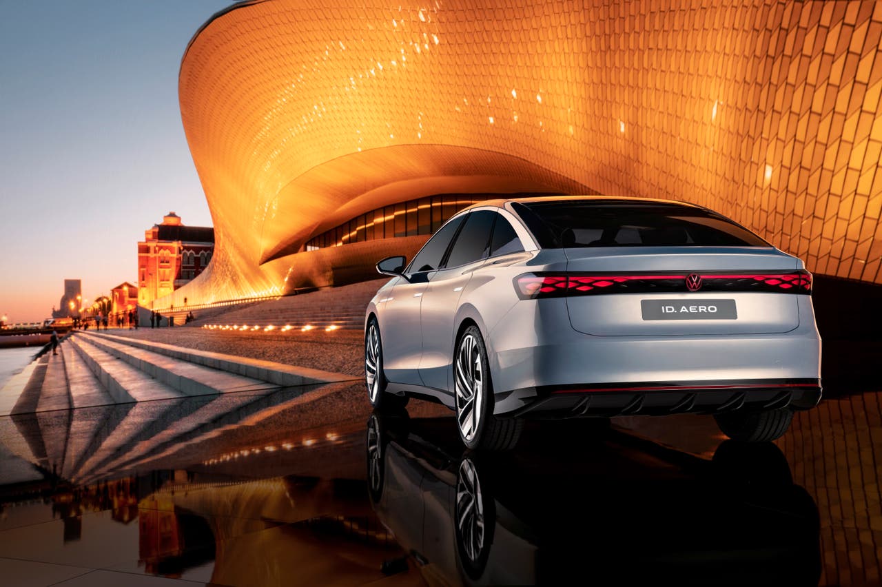 Volkswagen s ID Aero Is A 385 mile Flagship EV Express Star