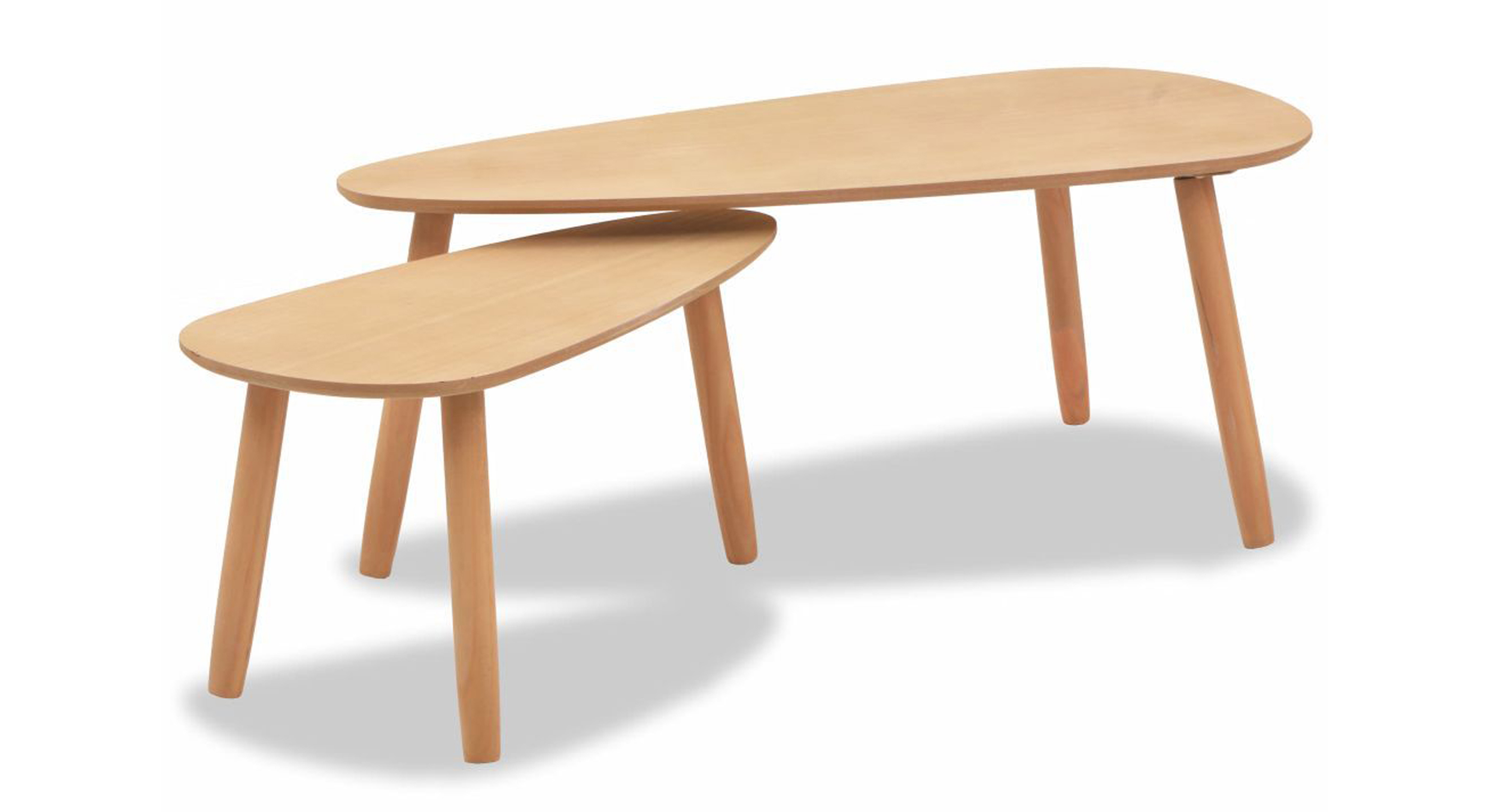 Emely Solid Wood 3 Legs Coffee Table, Brown, £109.99, Wayfair