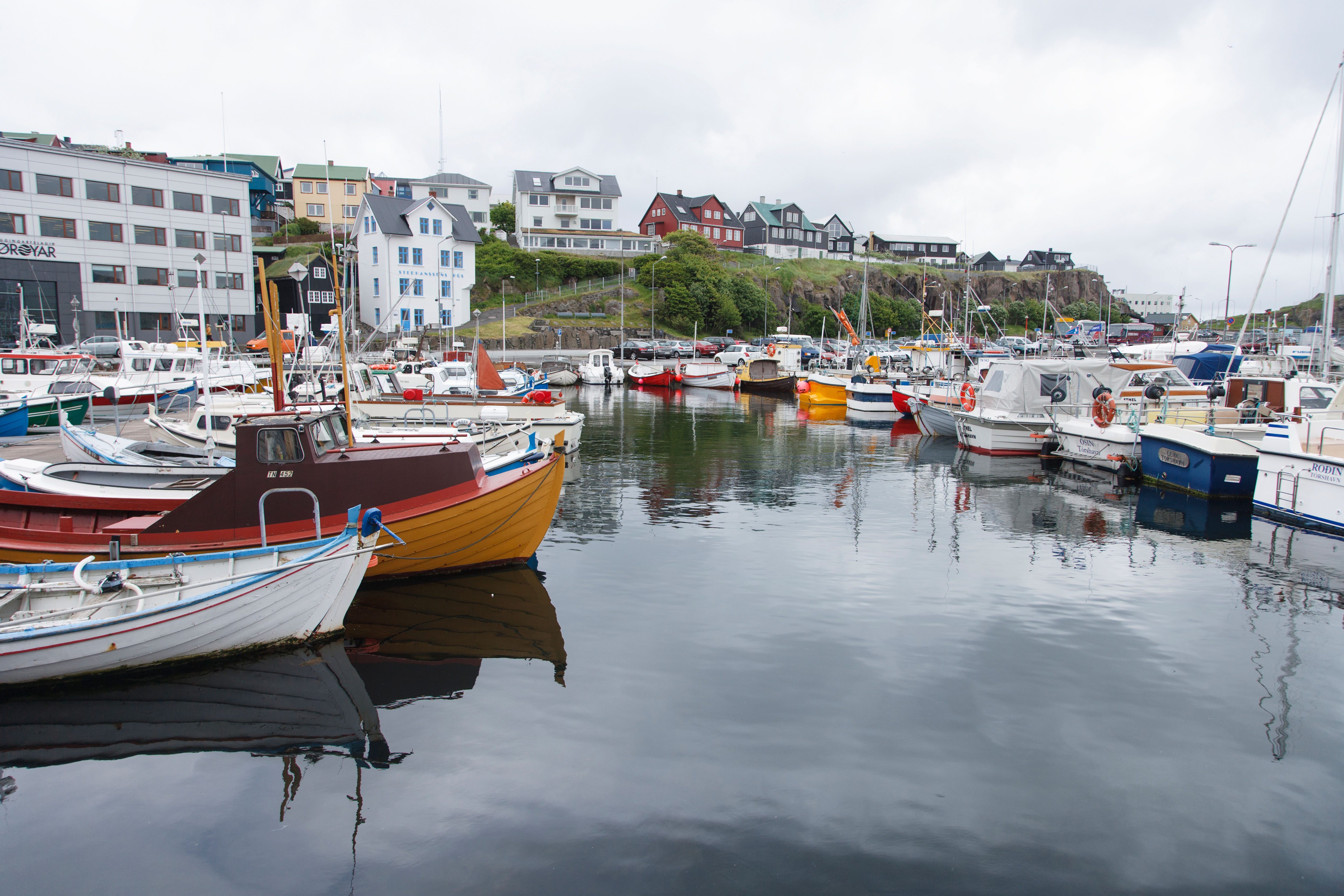 Torshavn Harbour in the Faroe Islands